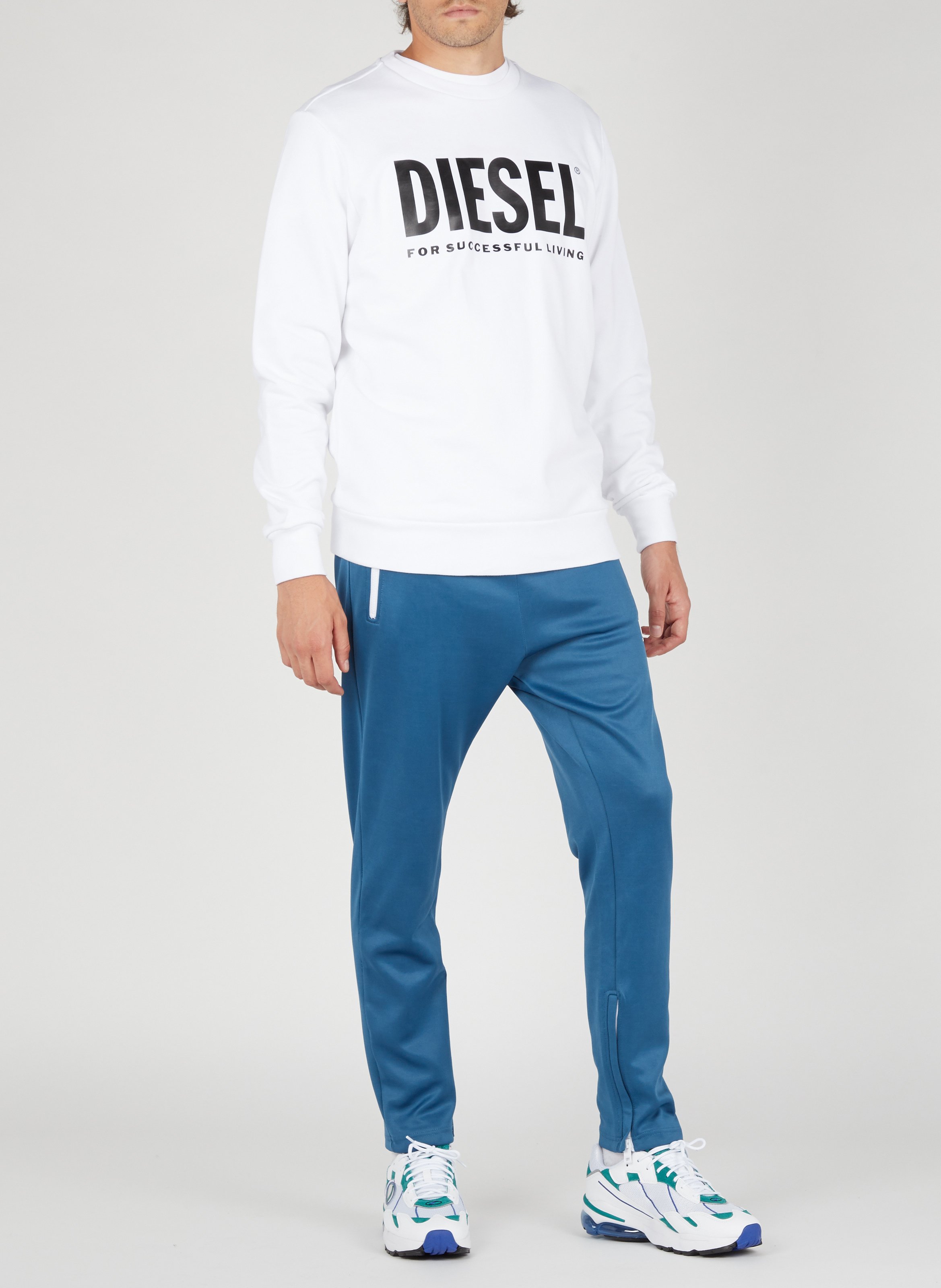 diesel reflective detail sweatshirt