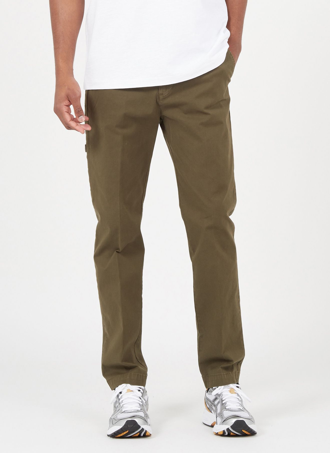 olive colored chinos