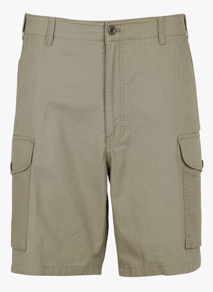 DOCKERS Khaki Cotton-blend cargo shorts