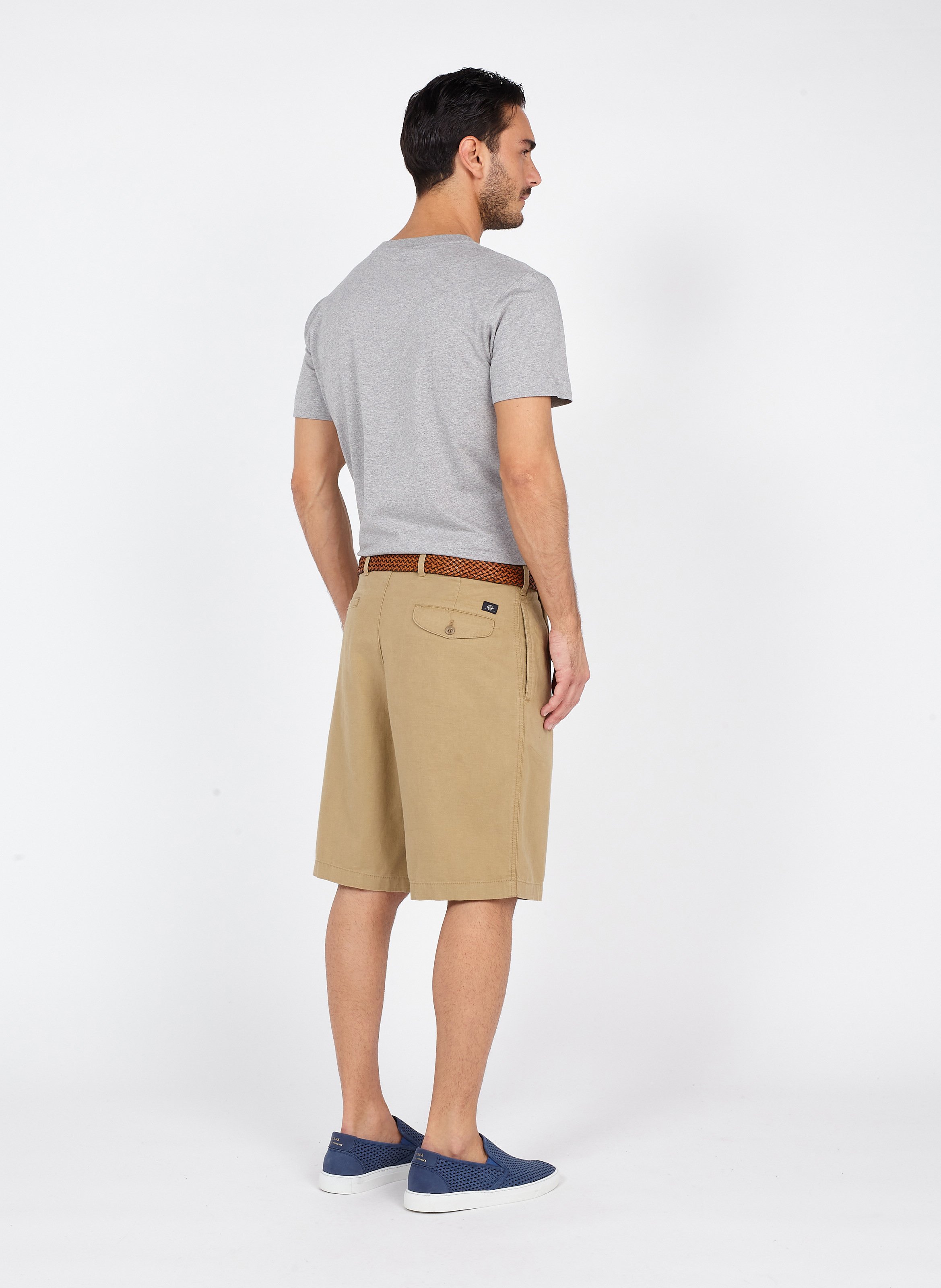 Sale Linen And Cotton Shorts Harvest 