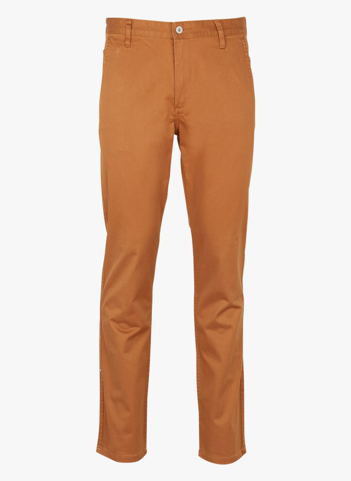DOCKERS Brown Slim-fit cotton-blend chinos