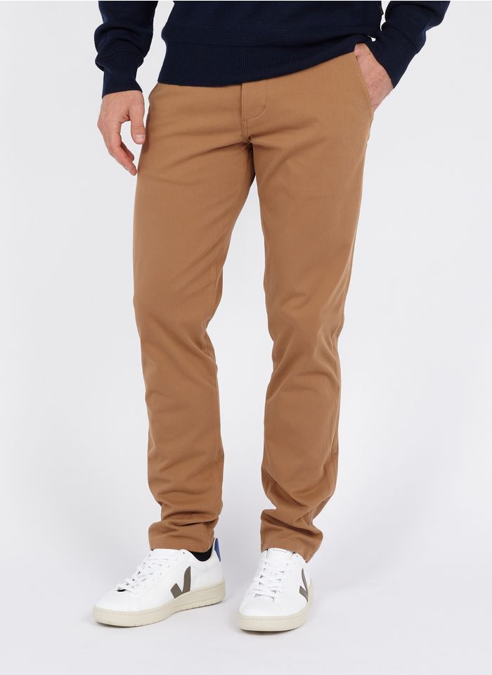DOCKERS Brown Slim-fit stretch cotton chinos
