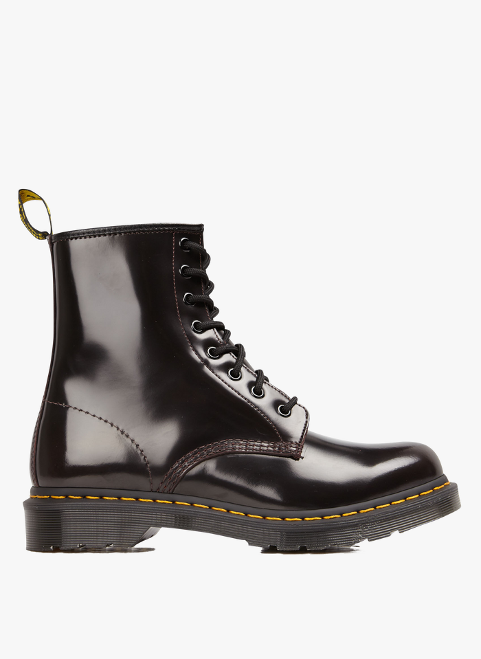 DR. MARTENS Black Patent leather mid-calf boots