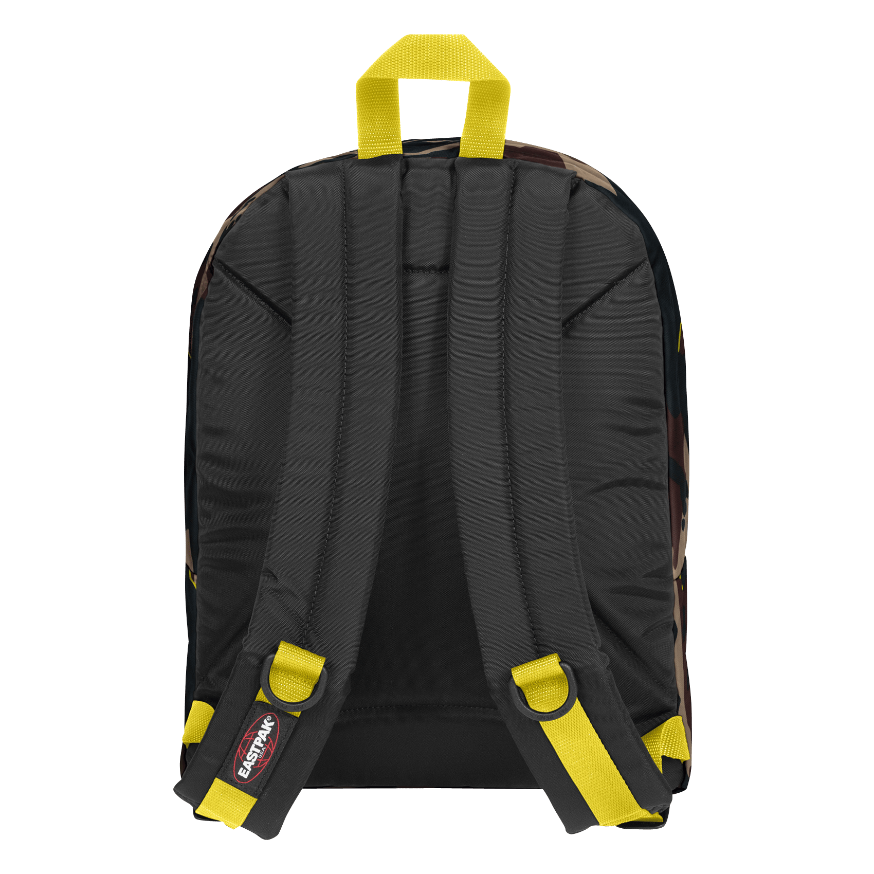 yellow eastpak backpack