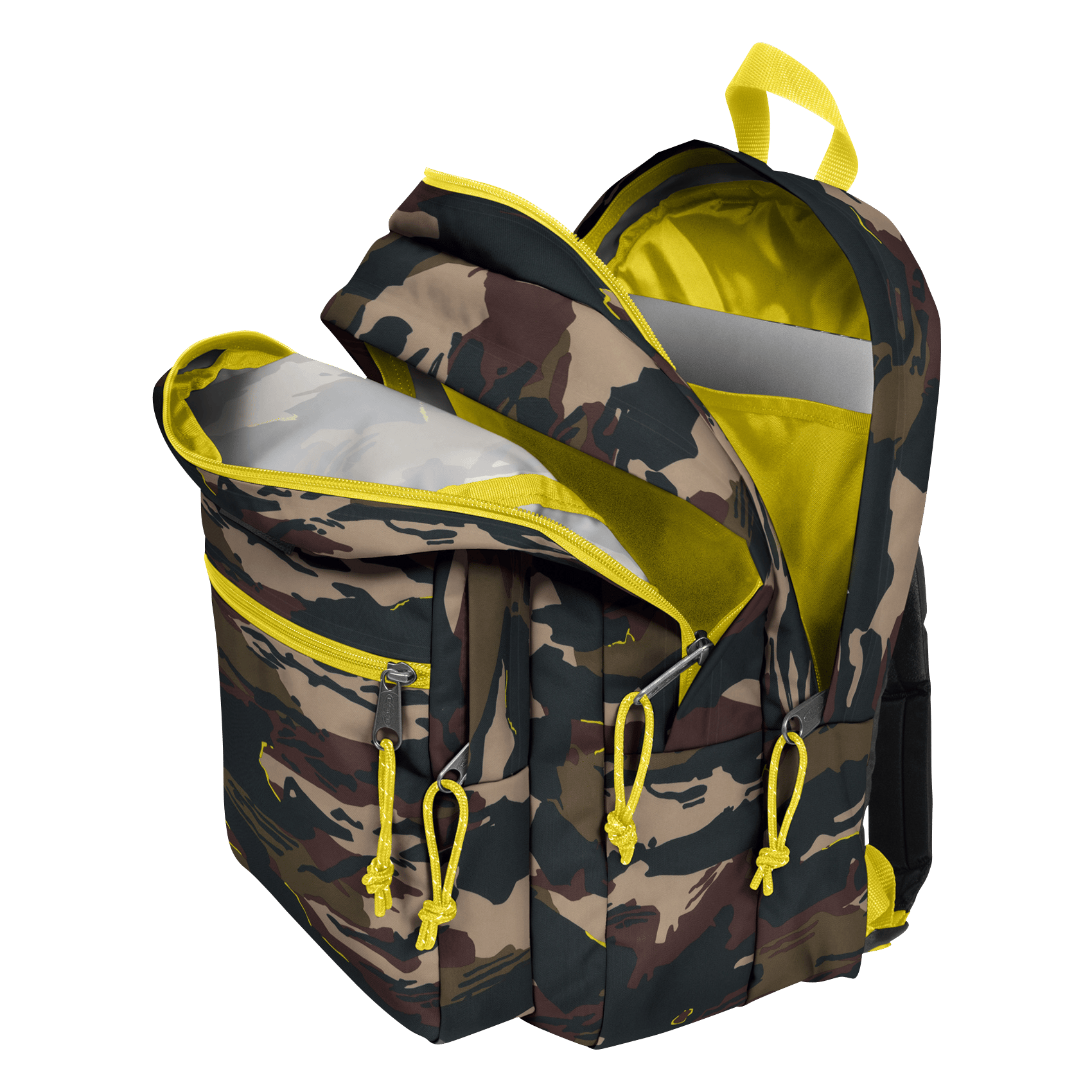 yellow eastpak backpack