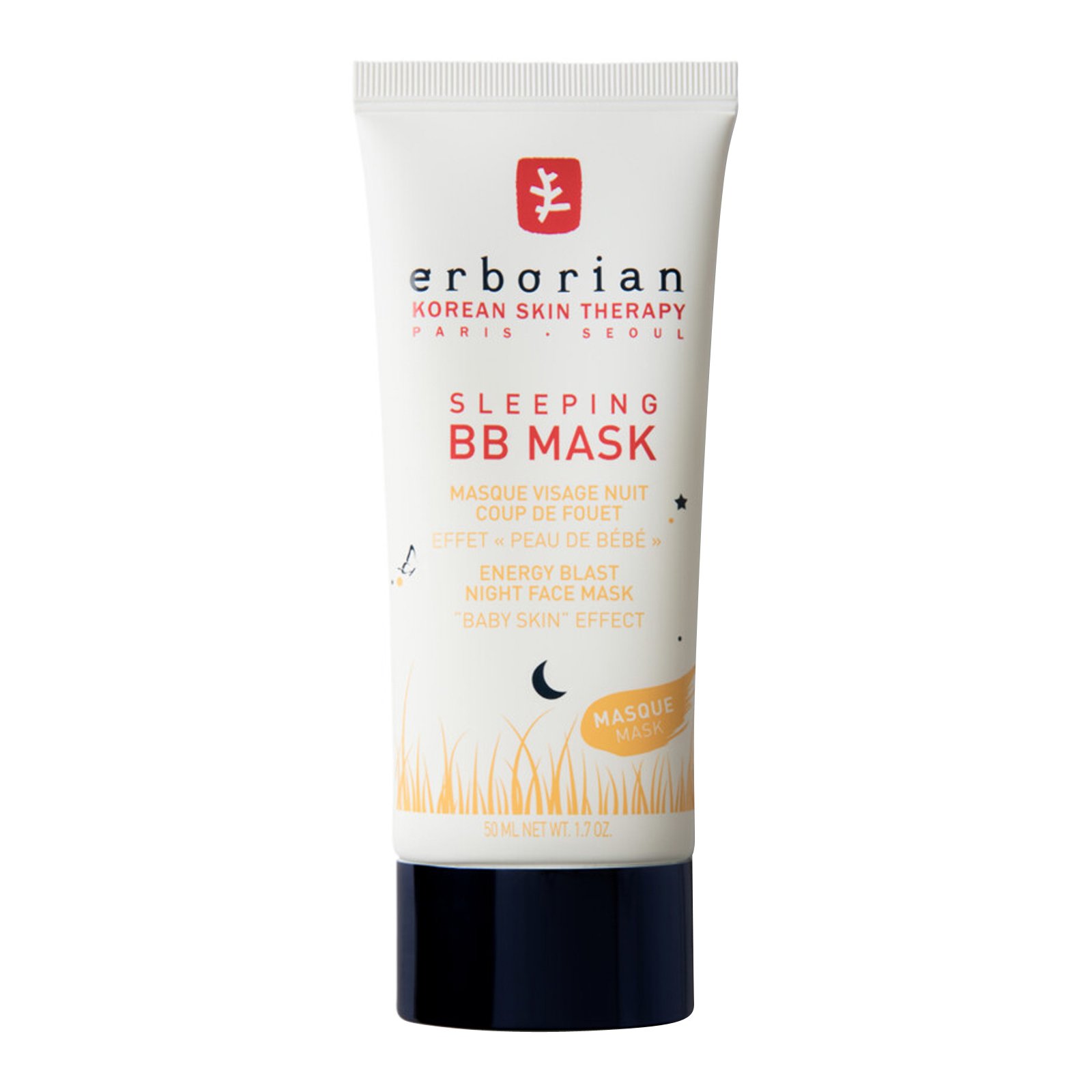 Sleeping Mask Energy Mask Night Face Mask Baby Skin Effect Erborian Printemps Beauty Place Des Tendances