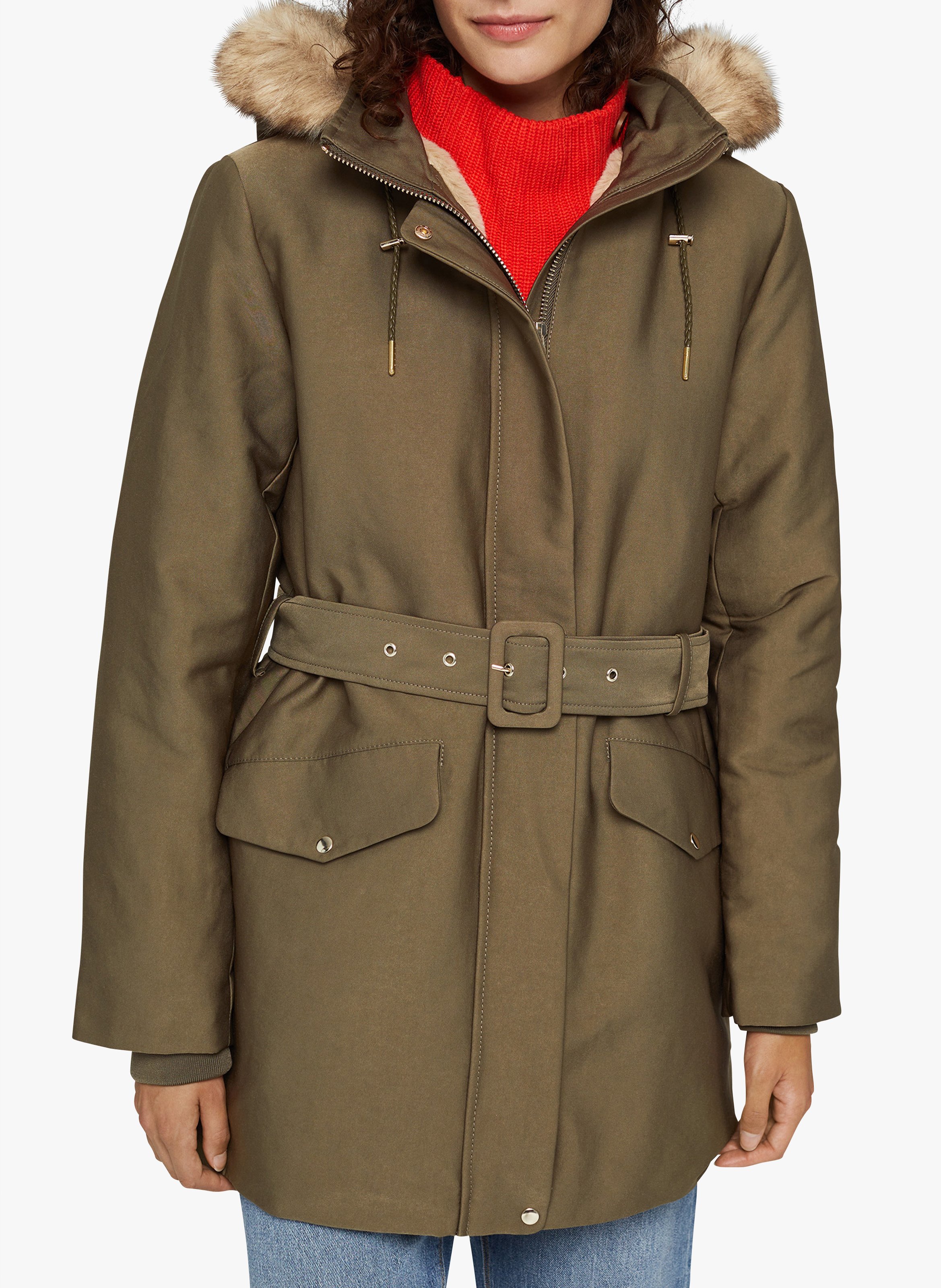 esprit hooded coat