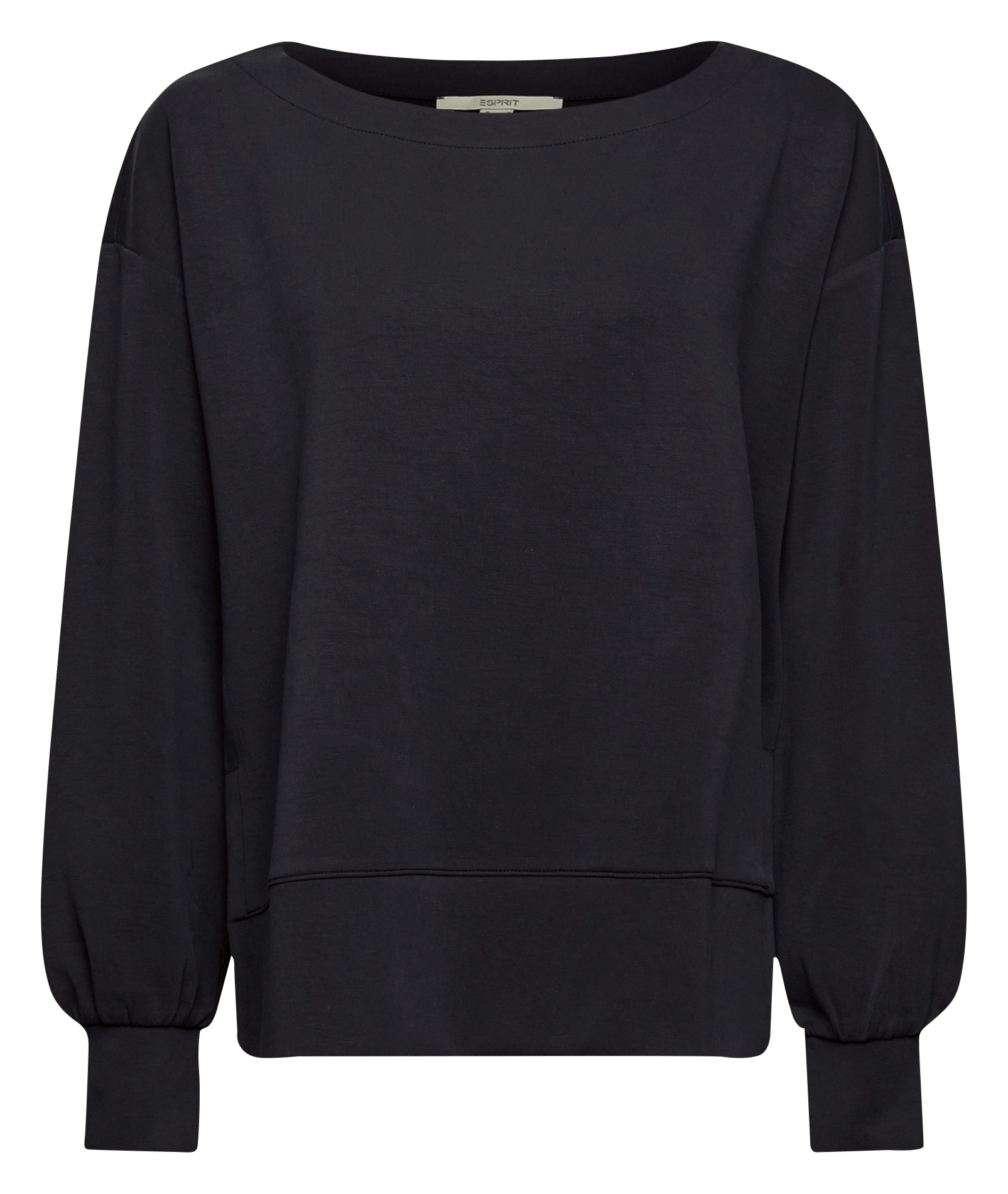 boat neck sweatshirt