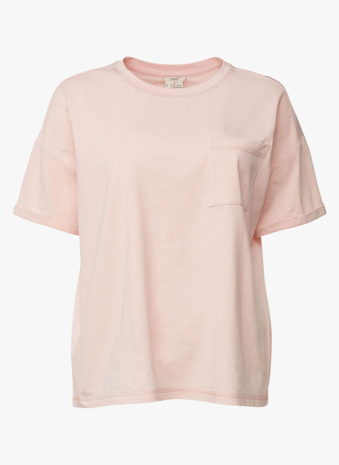 ESPRIT Pink Cotton-blend T-shirt