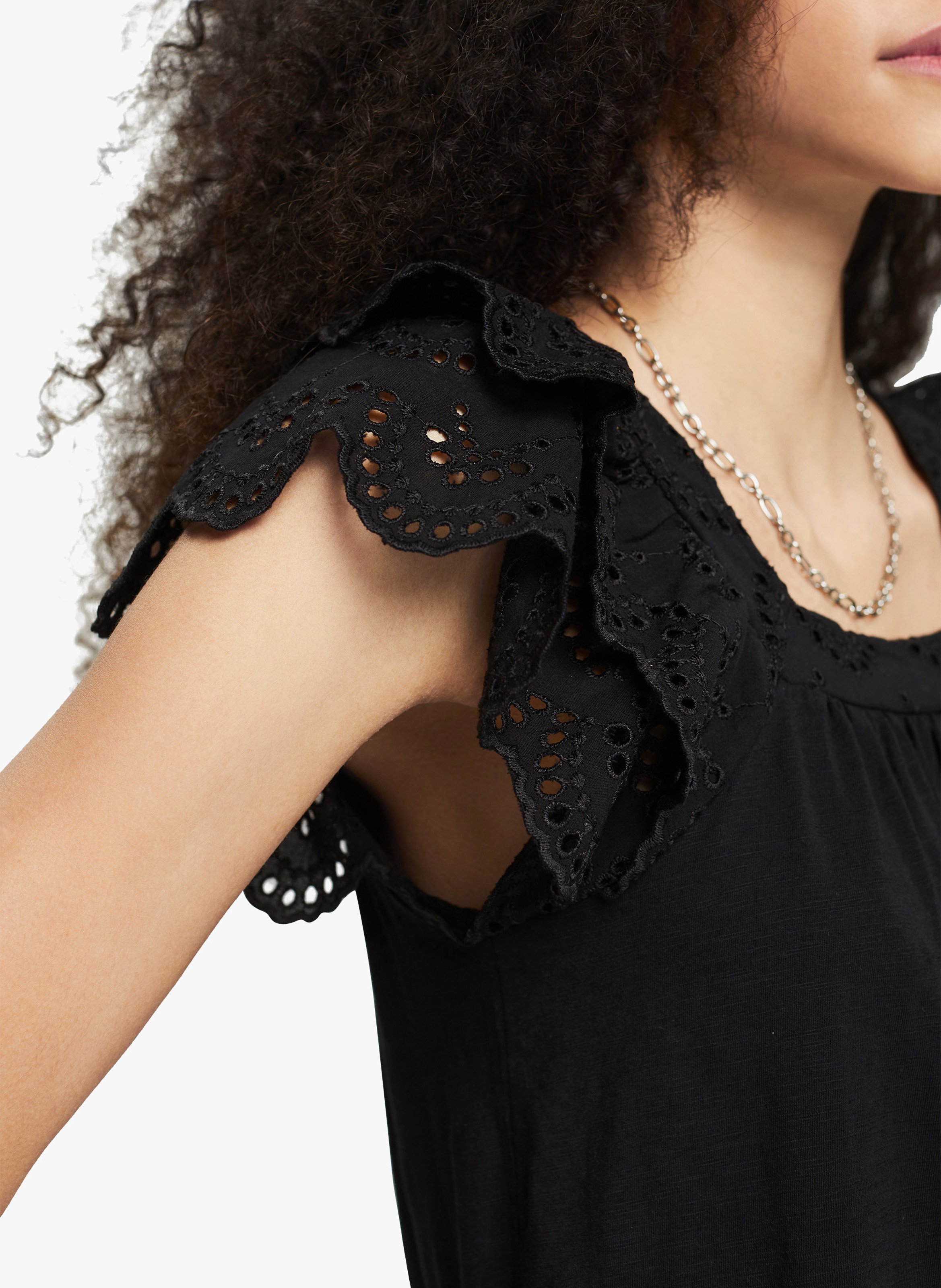 Square Collar Black Esprit - Women 