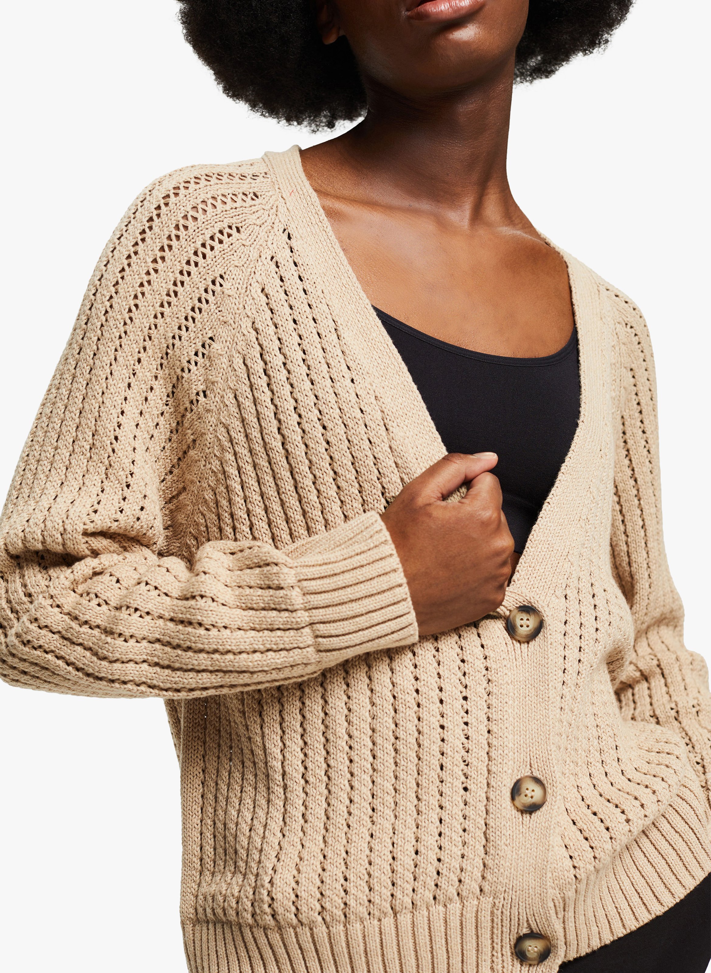 organic cotton cardigan sweater