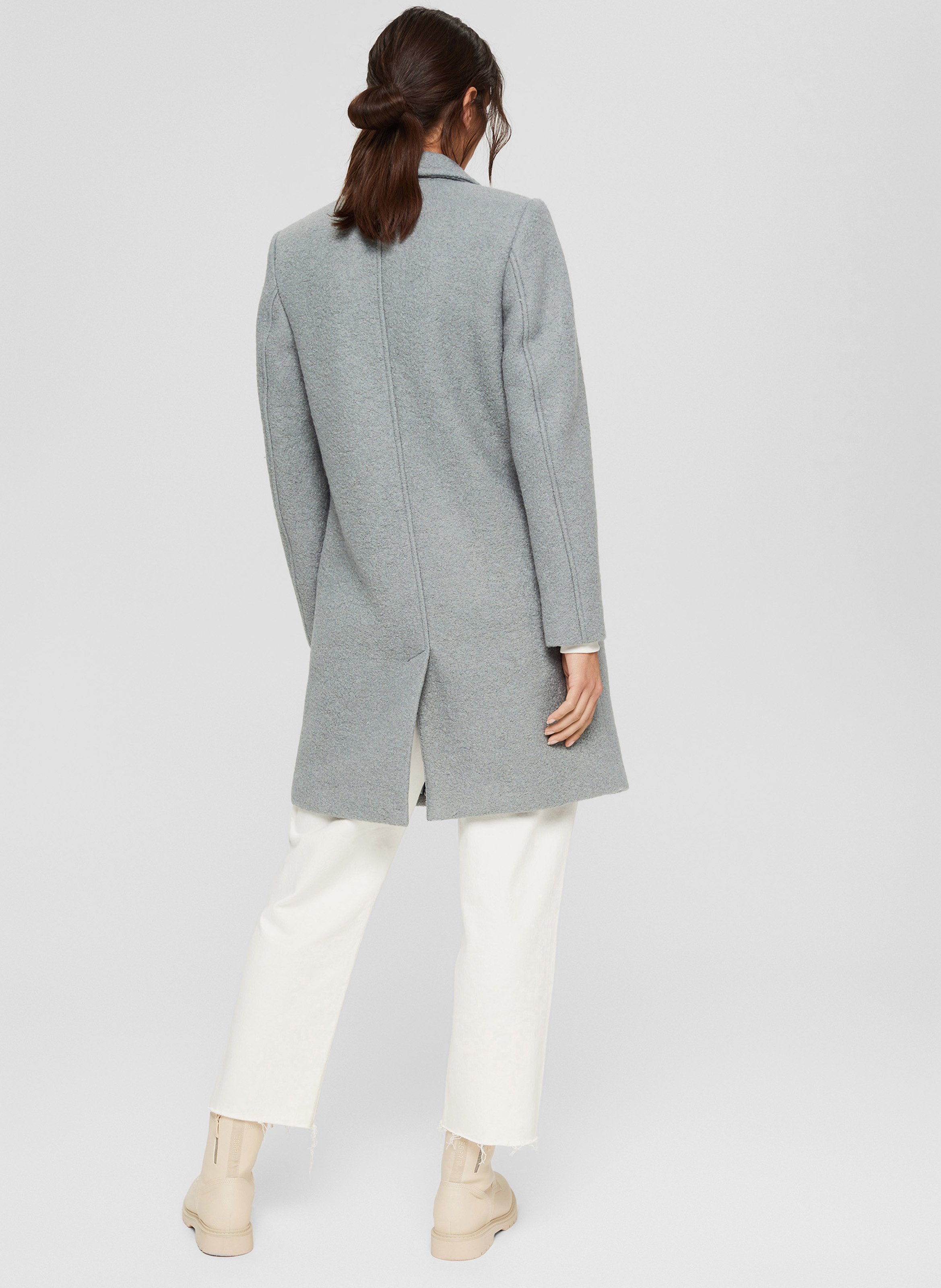 esprit grey coat