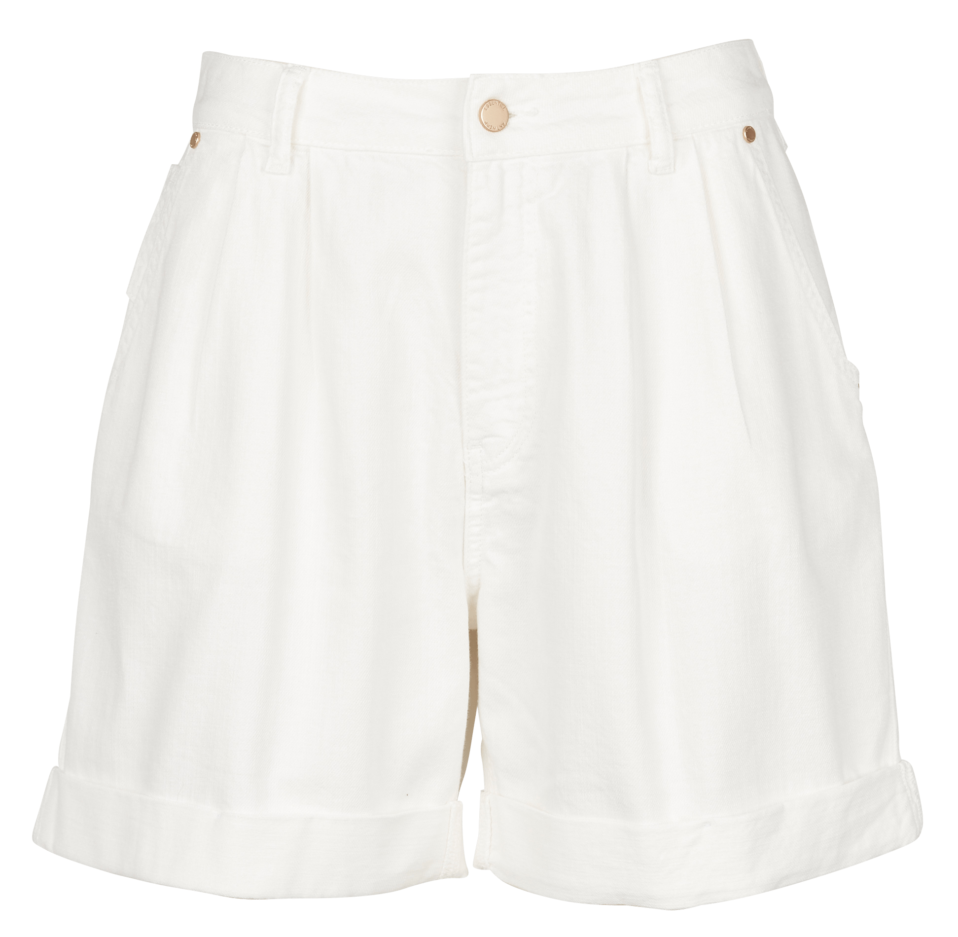 Sale Boyfriend Denim Shorts White 