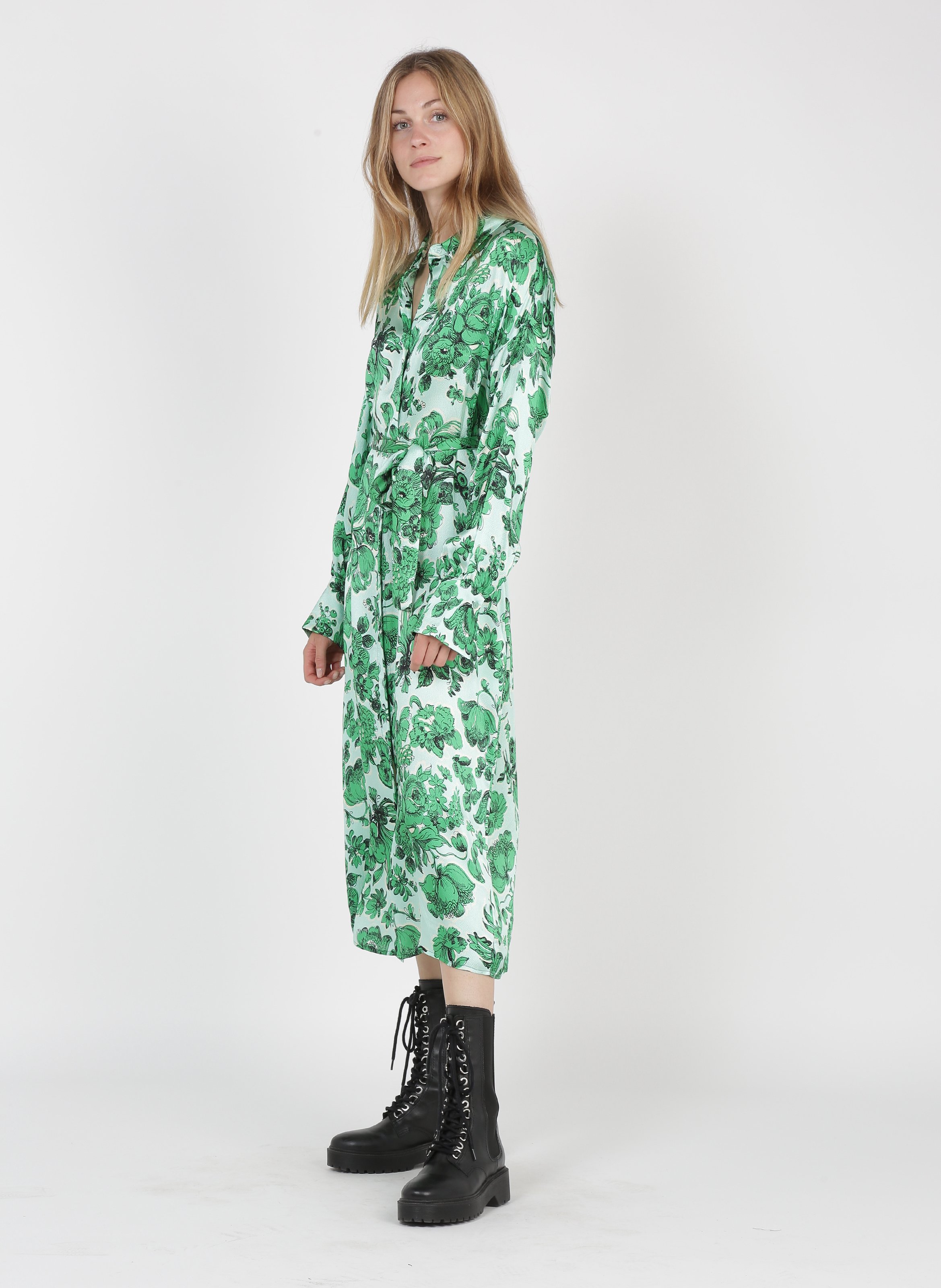 essentiel antwerp green dress