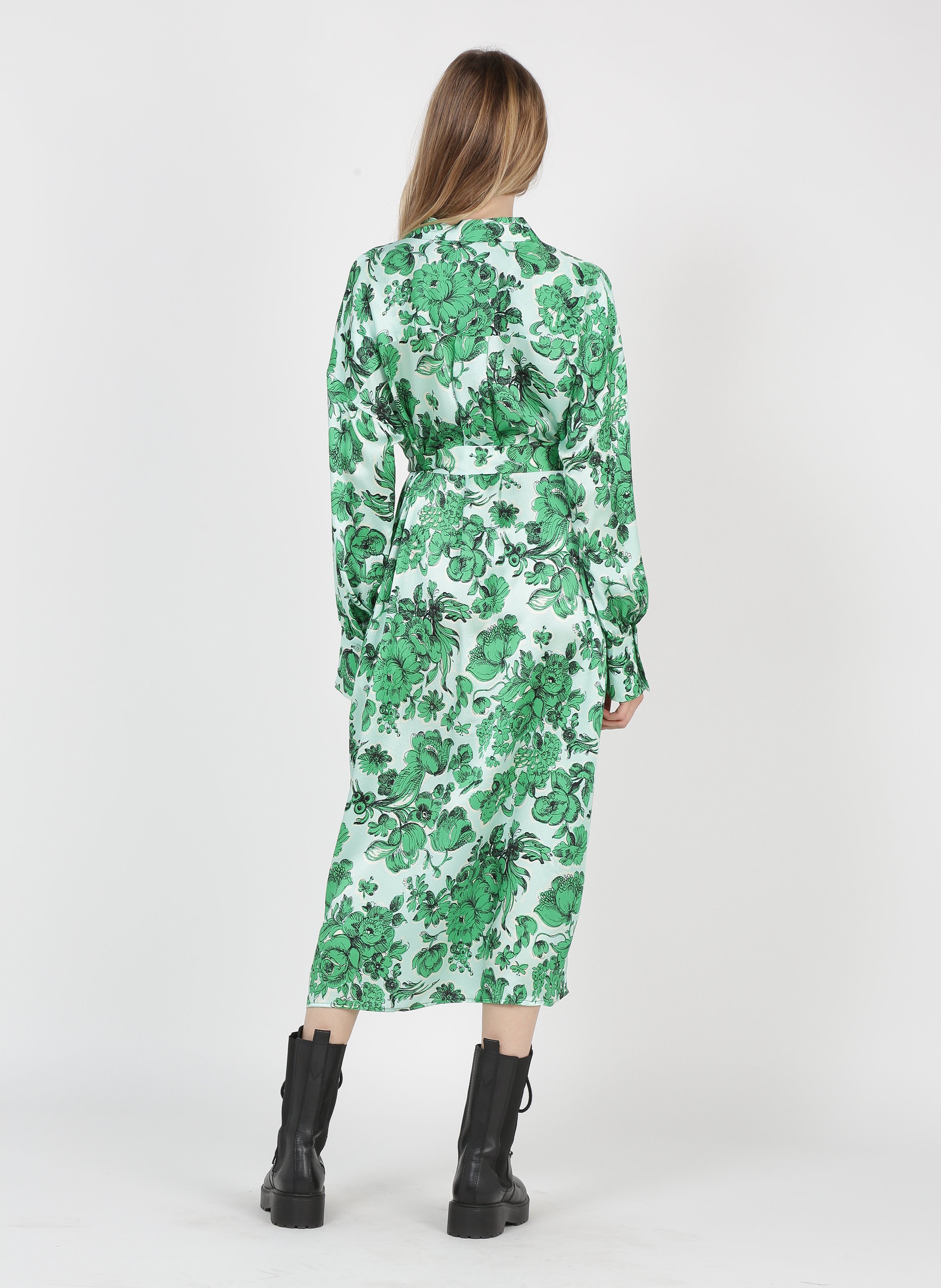 essentiel antwerp green dress