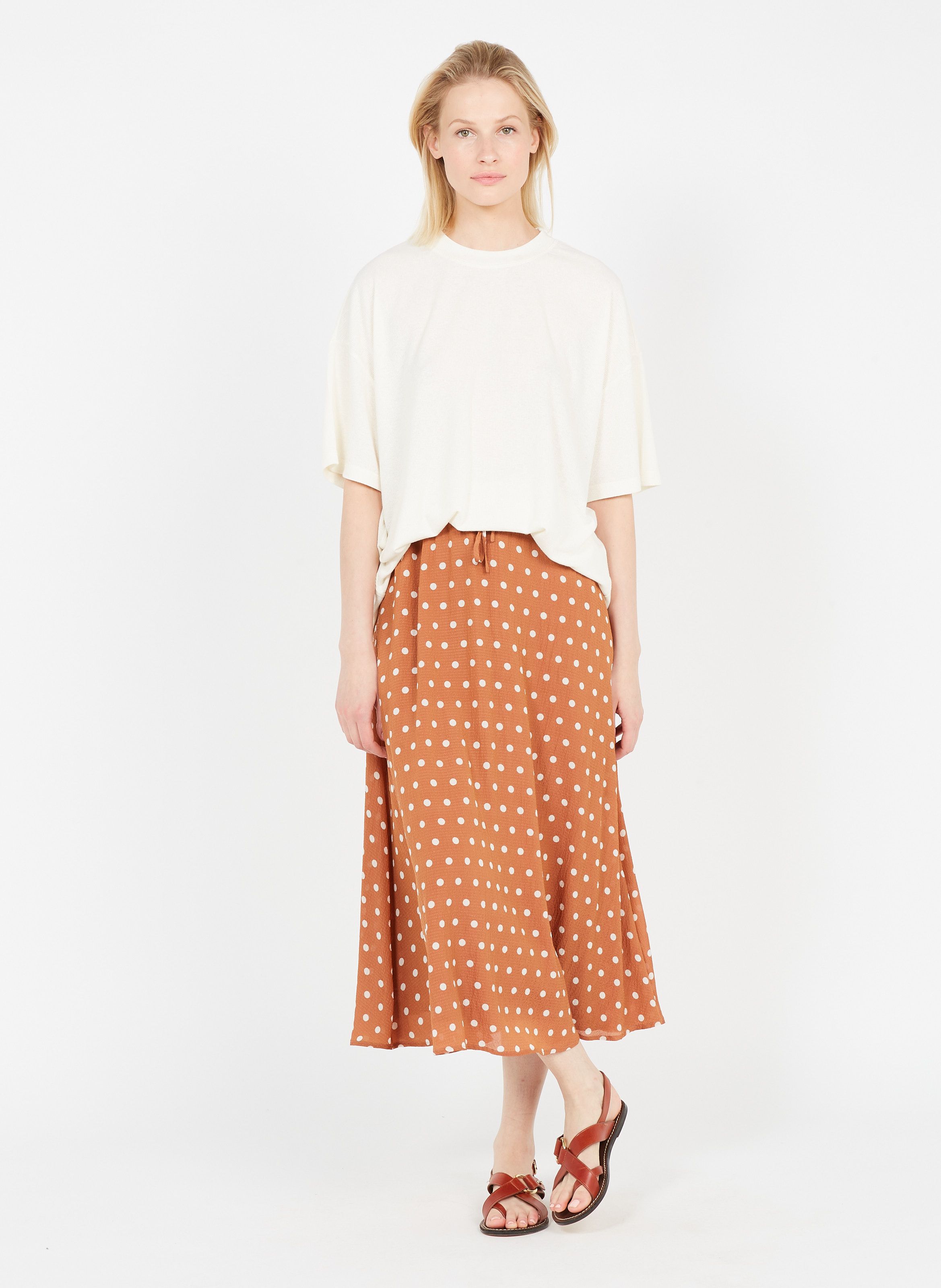 cotton on polka dot skirt