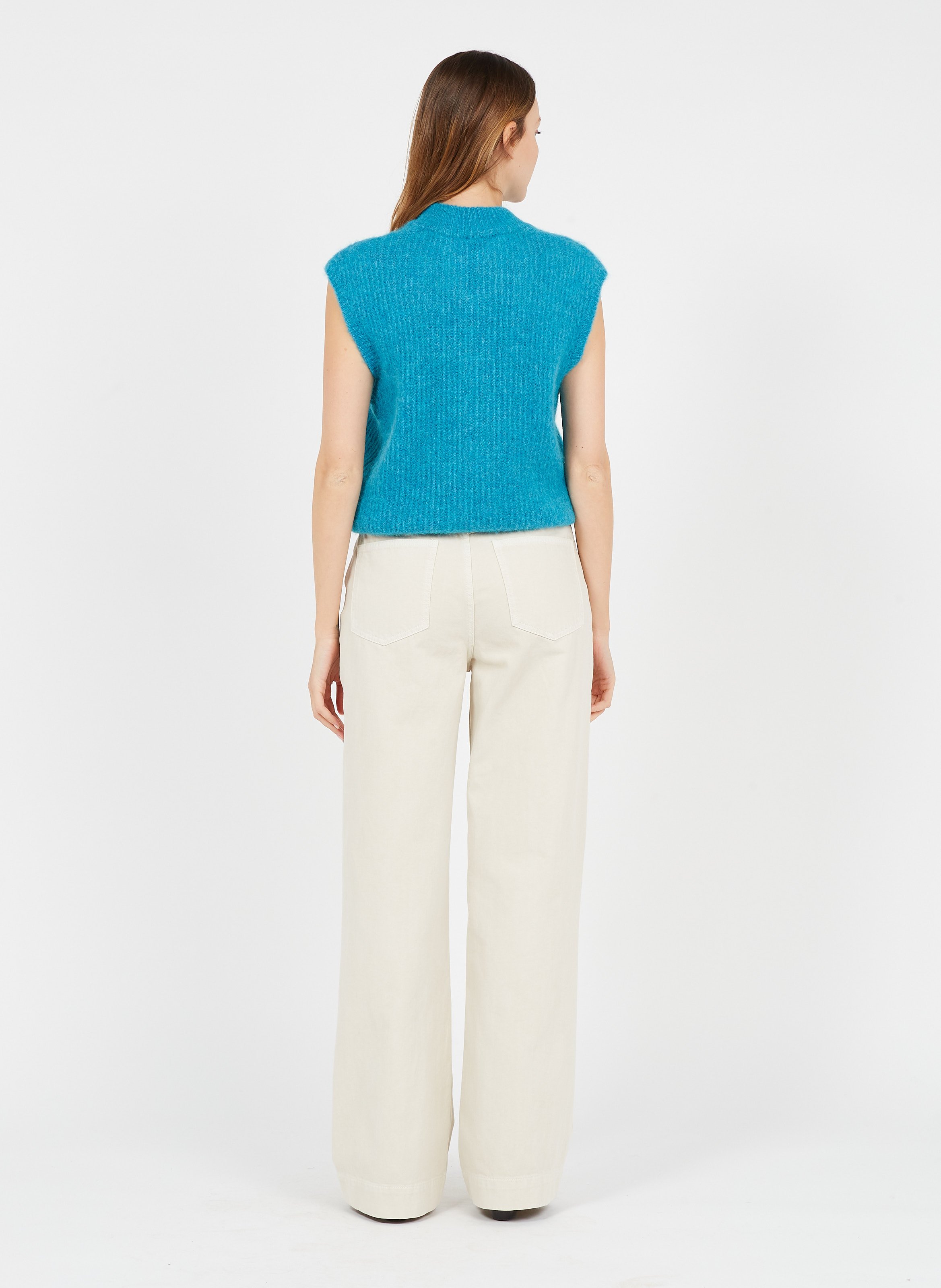 Sale Wide-leg Jeans Dirty White 