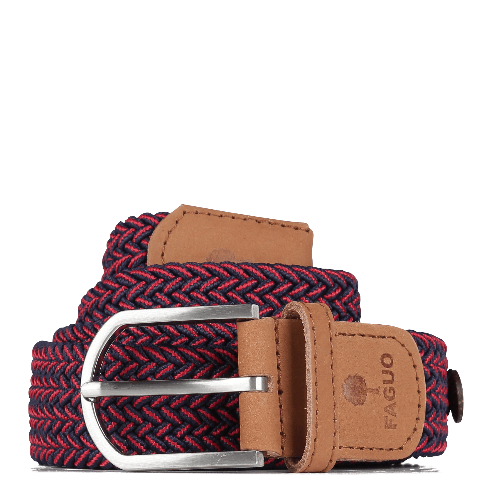 red canvas belt