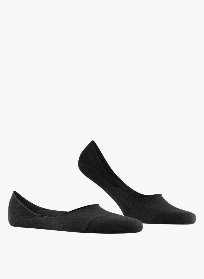 FALKE Black Cotton-blend invisible socks