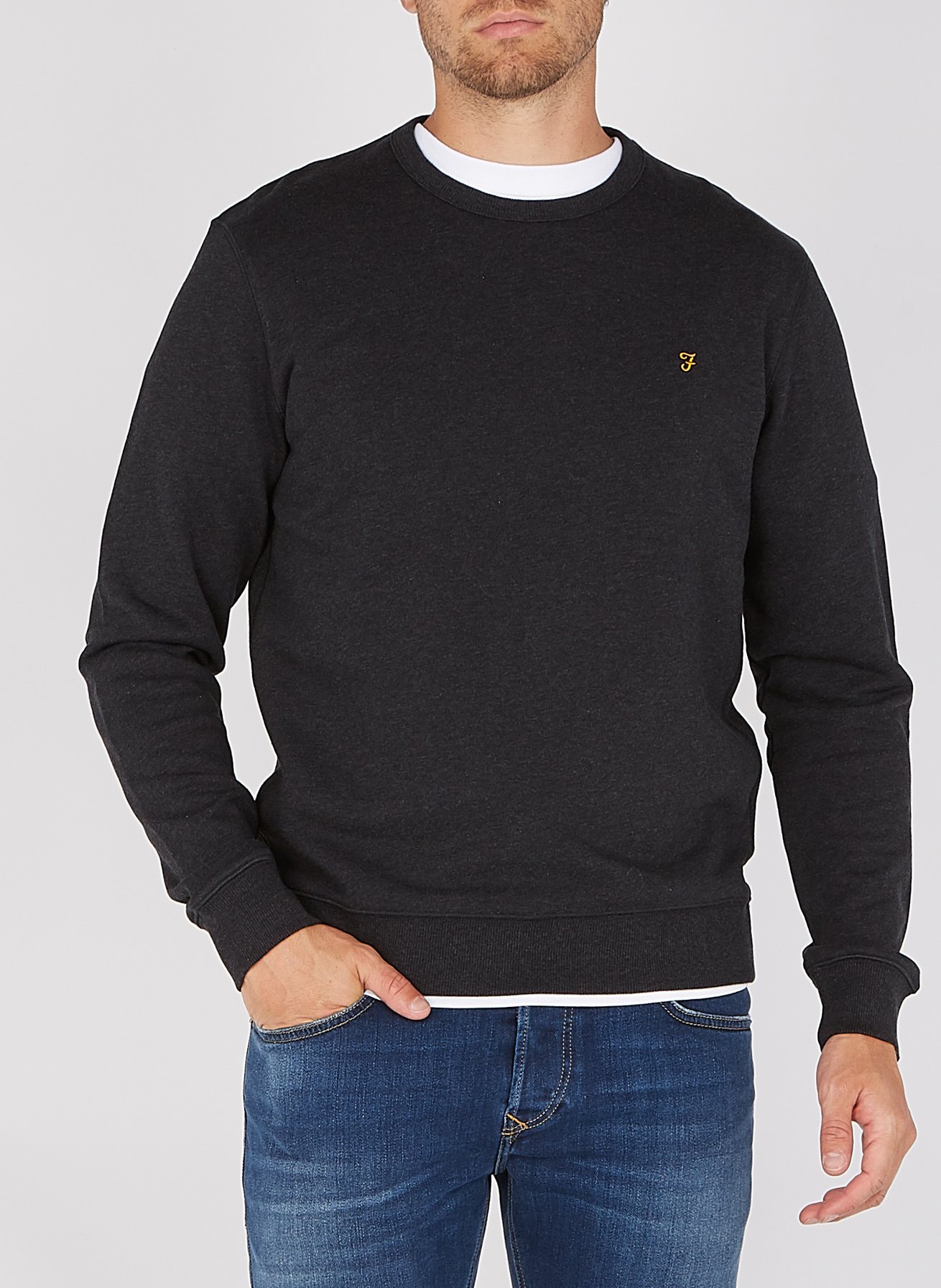 Black farah outlet sweatshirt