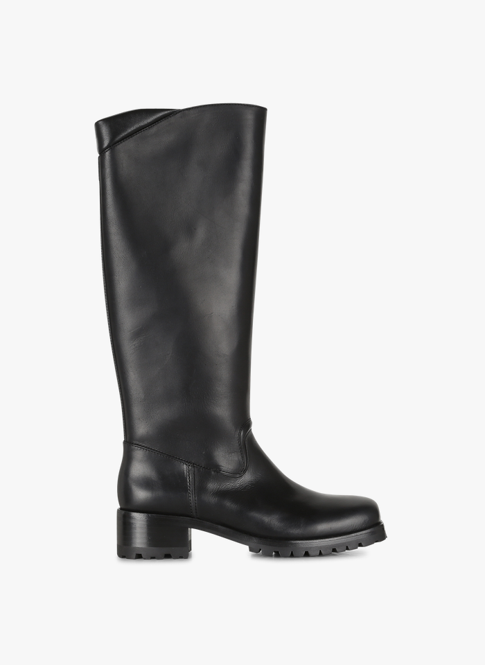 FREE LANCE Black Leather boots