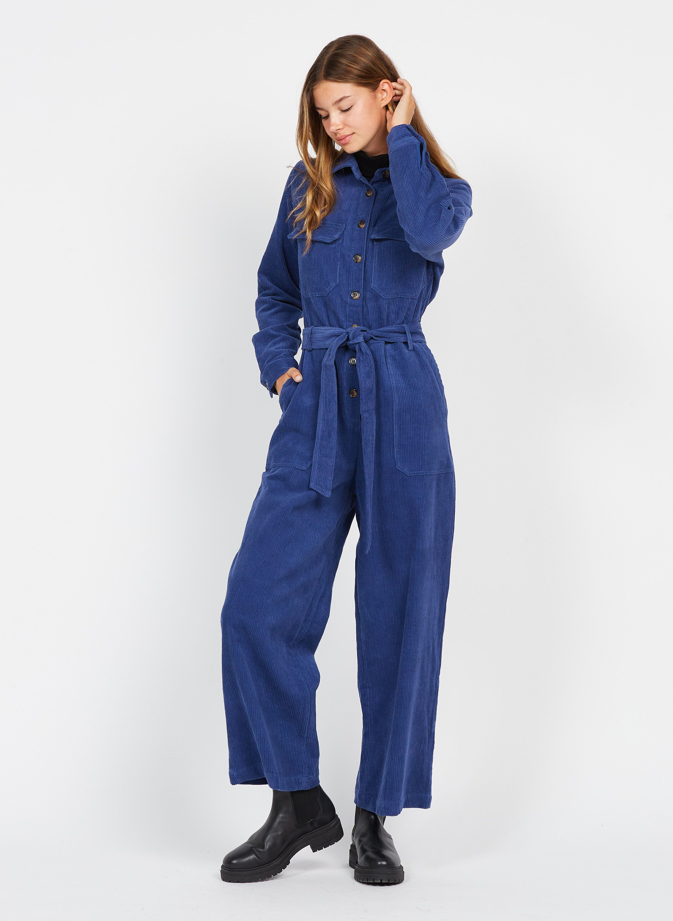 ribbed cotton jumpsuit