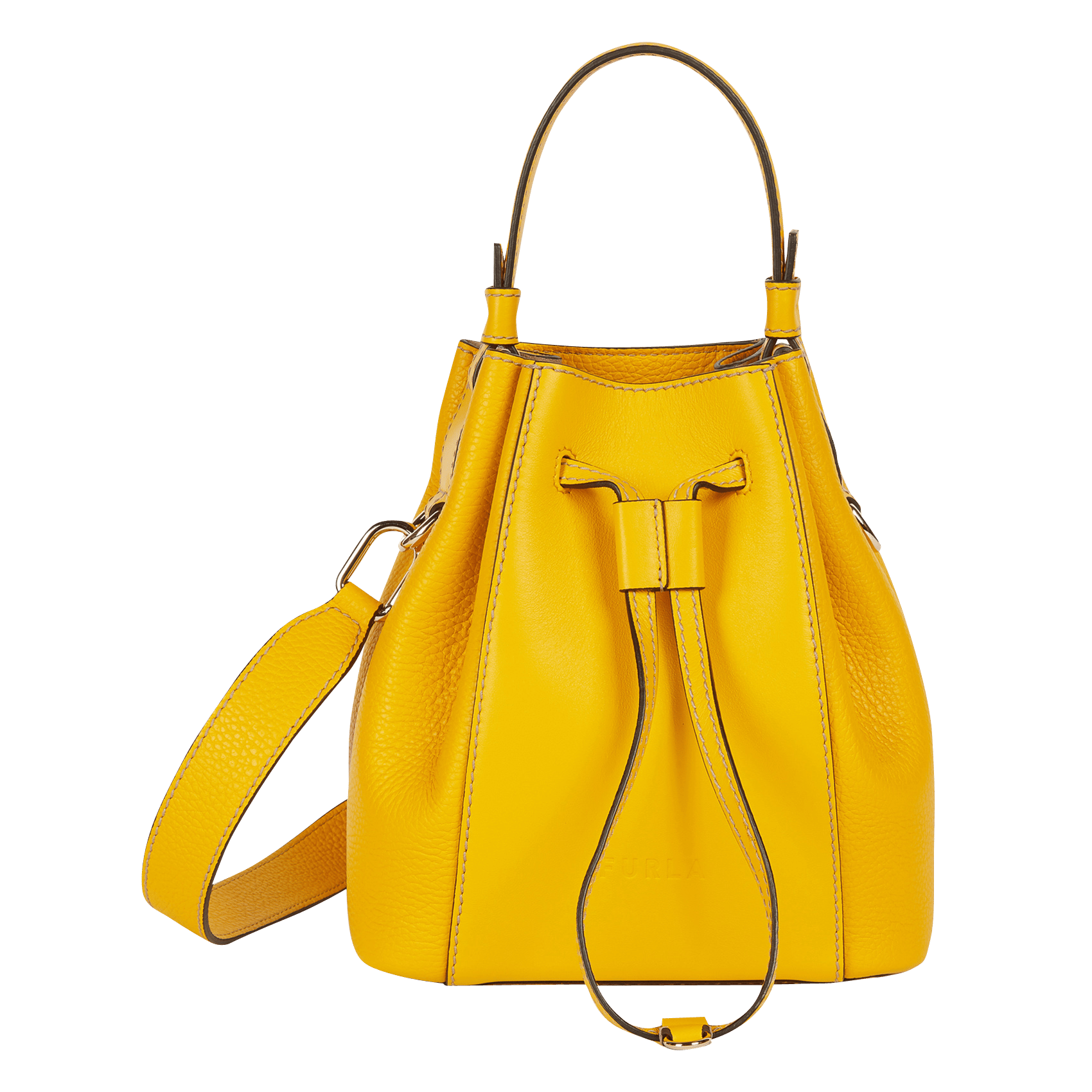 bucket bag yellow