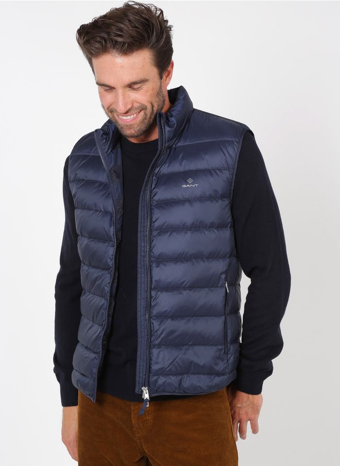 GANT Blue Regular-fit padded vest