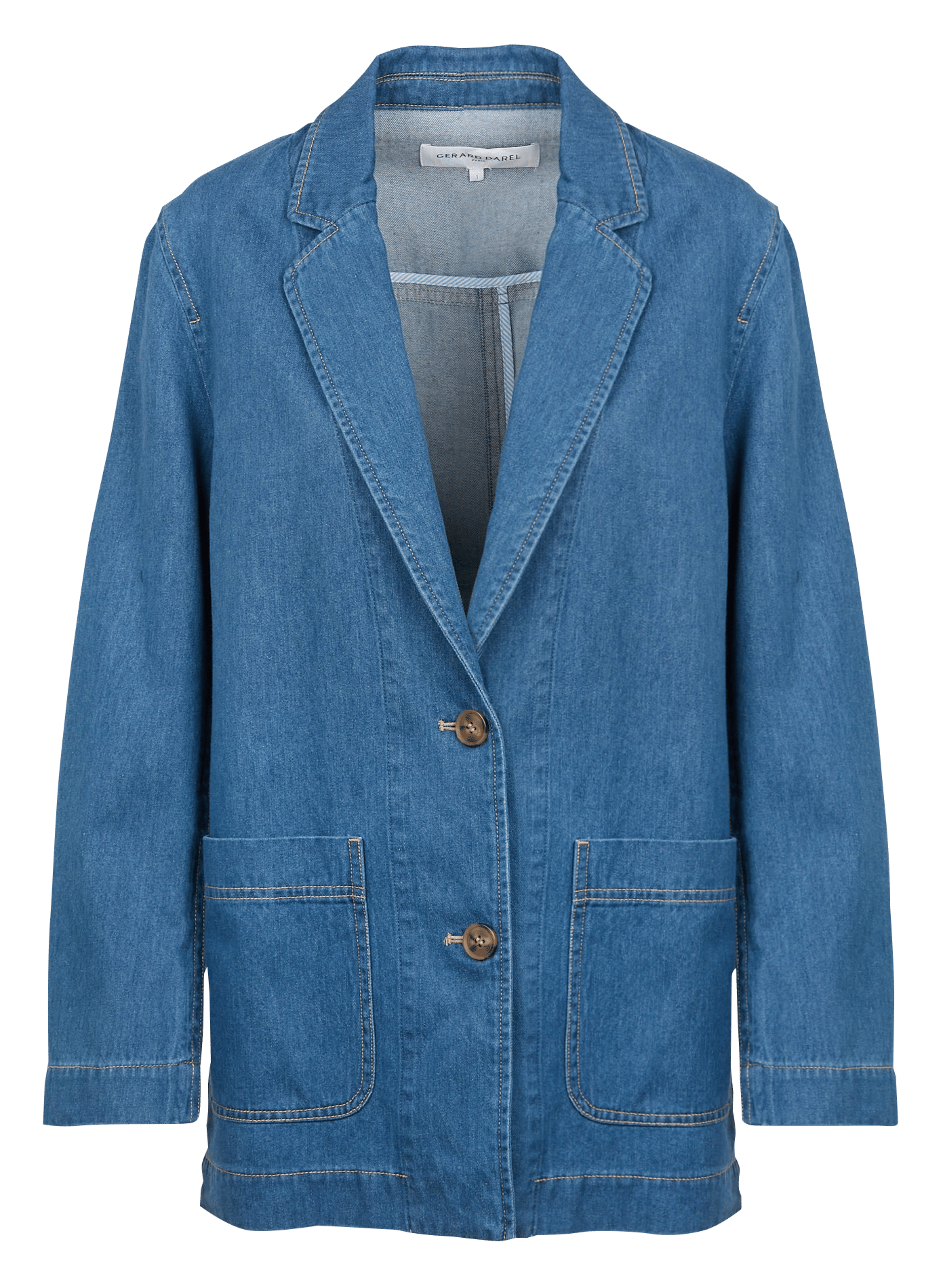 Cotton Denim Blazer Jeans Gerard Darel - Women | Place des Tendances