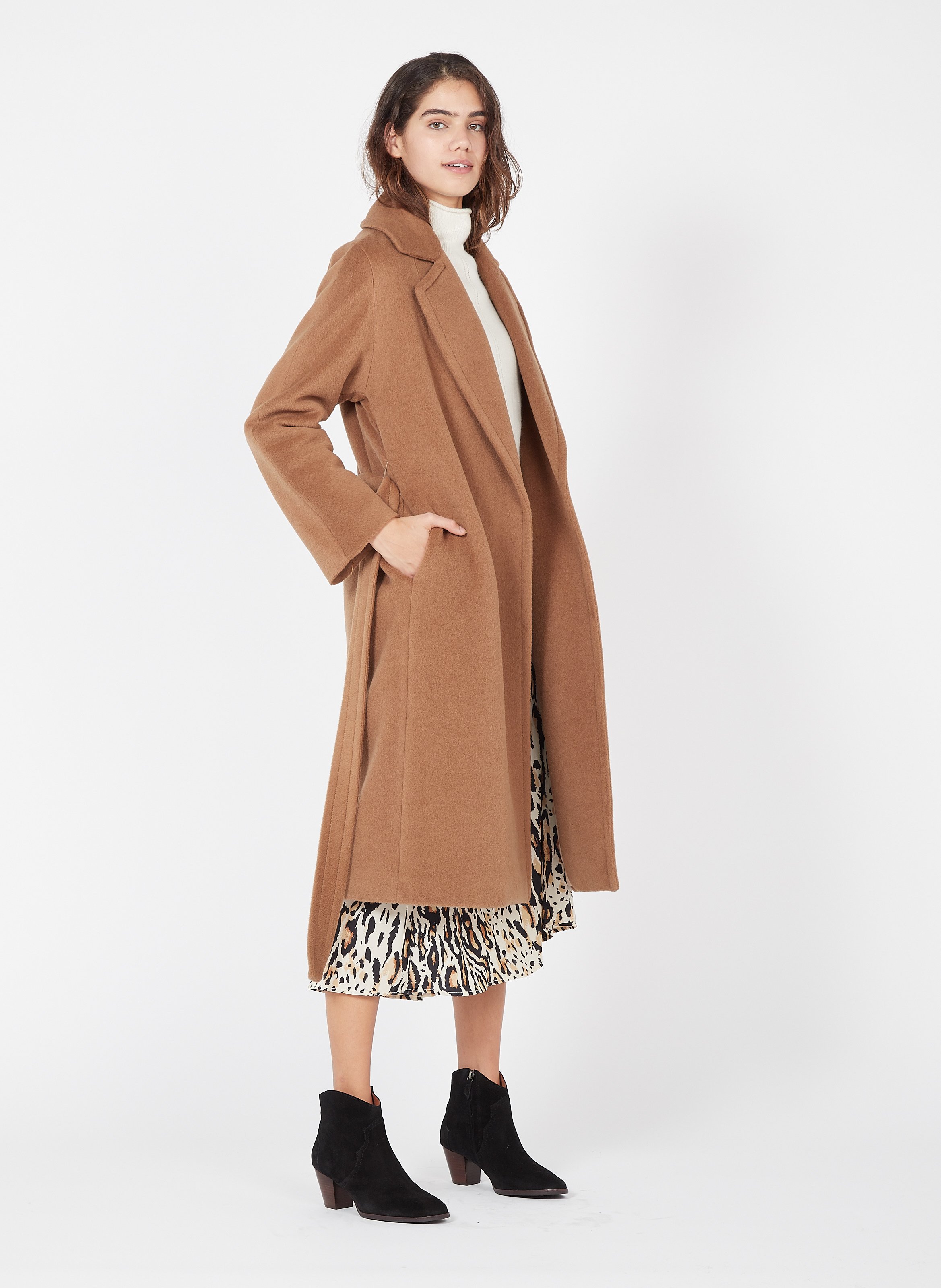 gerard darel leopard print coat