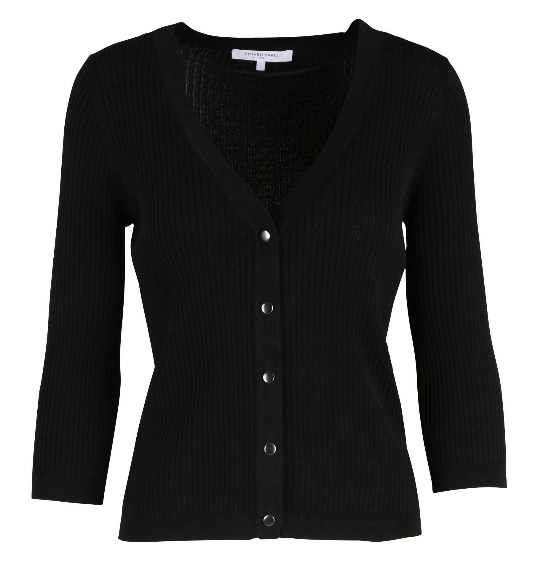 basic black cardigan
