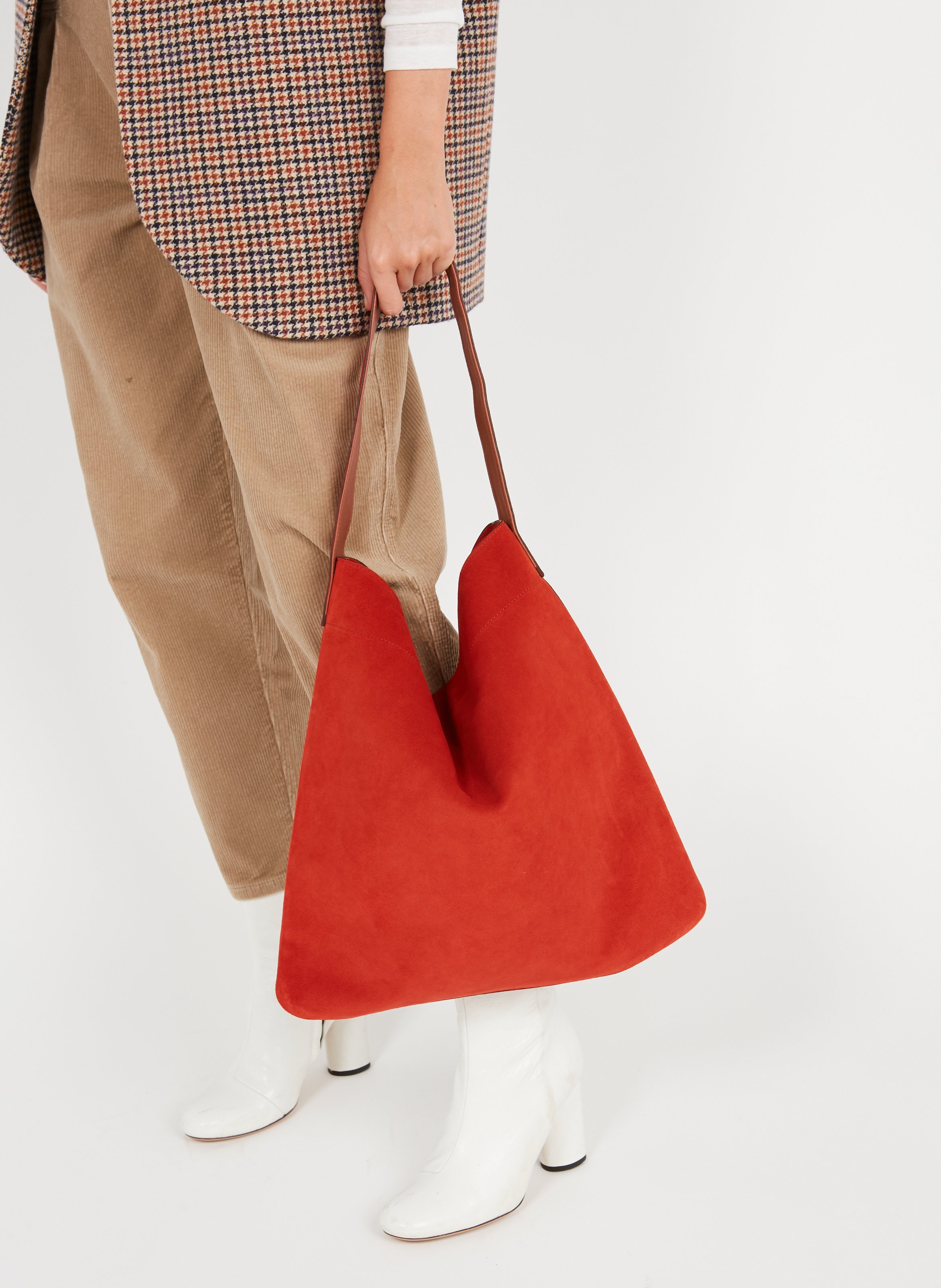 suede shopper