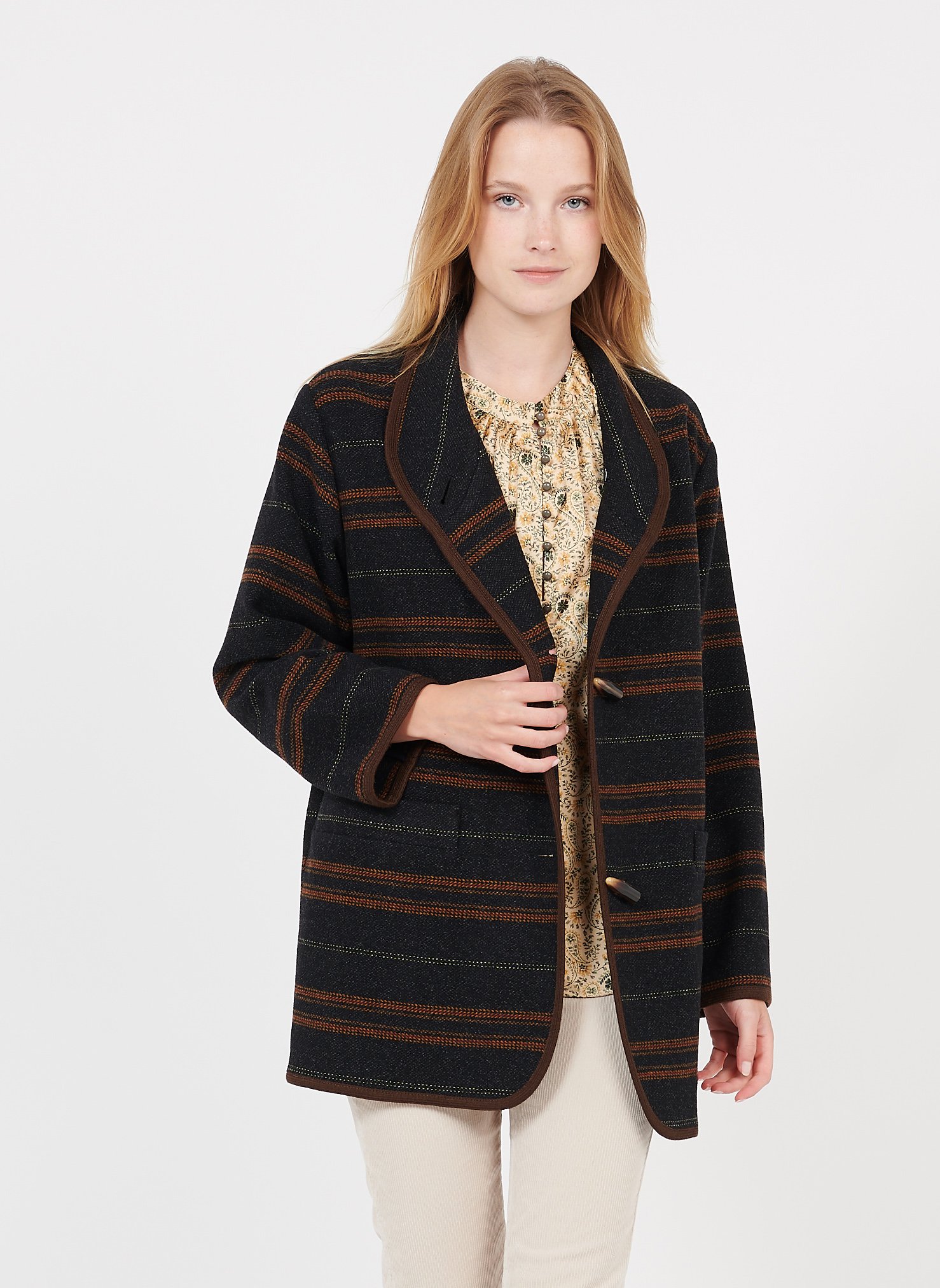 button up coat womens