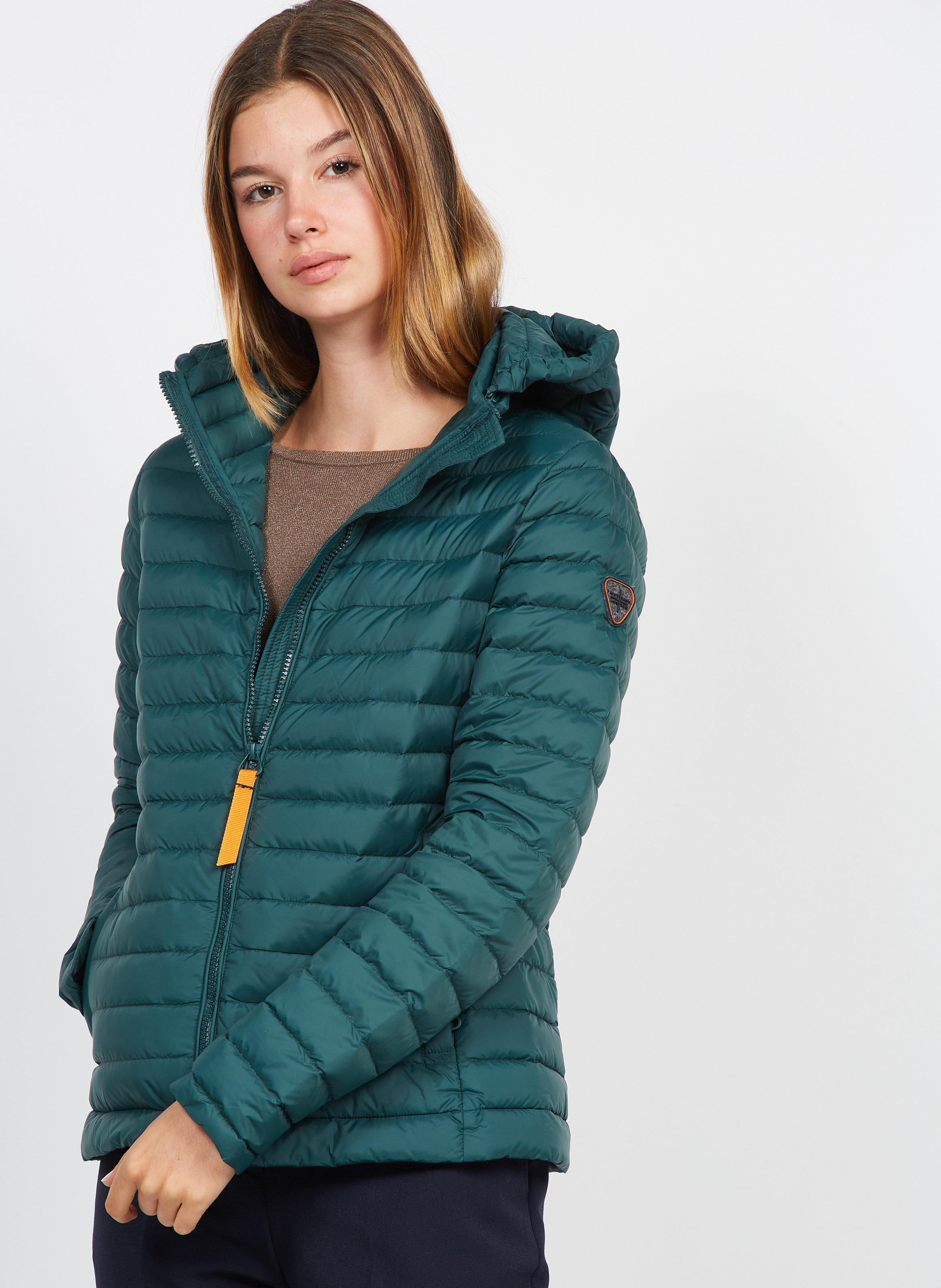 Lightweight Padded Jacket With Hood Emeraude Gertrude & Gaston Women
