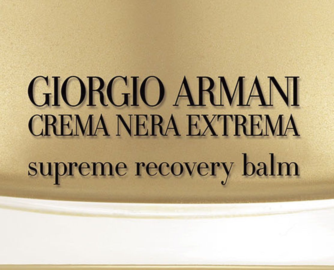 giorgio armani crema nera supreme recovery balm