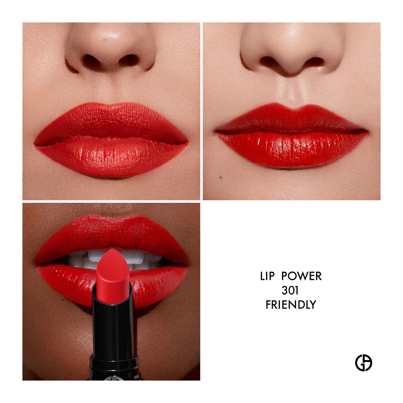 Spring Summer collection LIP POWER 301 FRIENDLY ARMANI PRINTEMPS