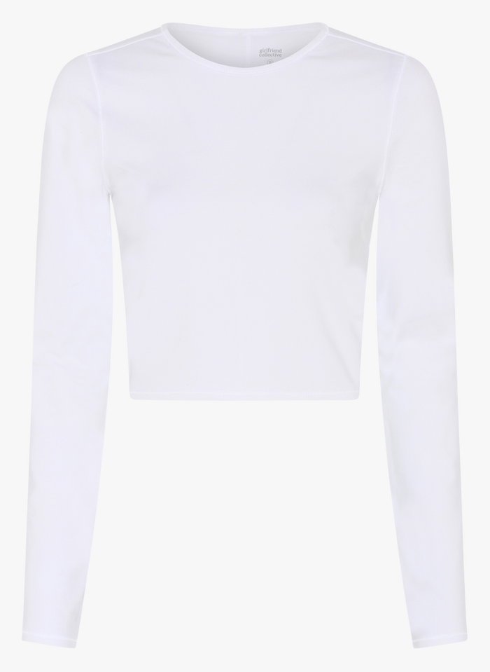 Girlfriend Collective RESET Cropped Long Sleeve at  - Free  Shipping