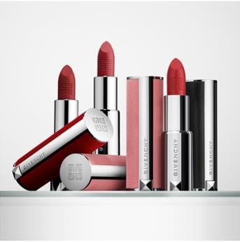Sale New autumn-winter 2021/2022 collection LE ROUGE LIPSTICK WITH LUMINOUS  MATTE, POWDERY MATTE OR GLOSSY SHINE FINISH GRENAT FUMÉ GIVENCHY -  PRINTEMPS BEAUTY | Place des Tendances
