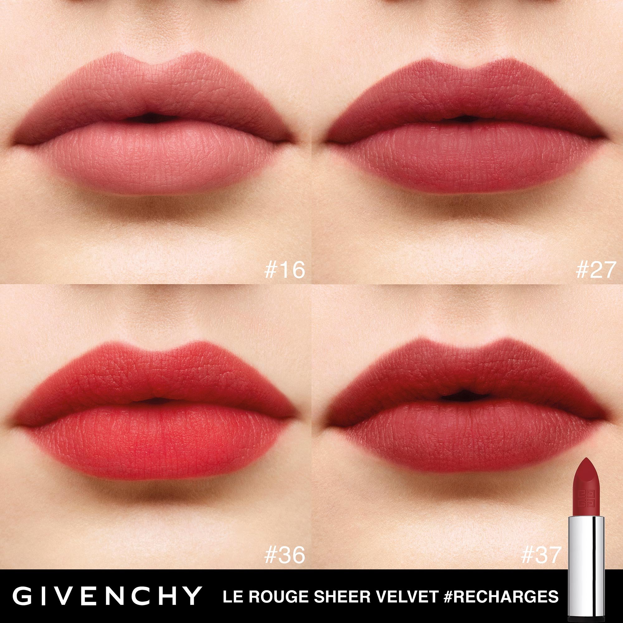 le rouge sheer velvet