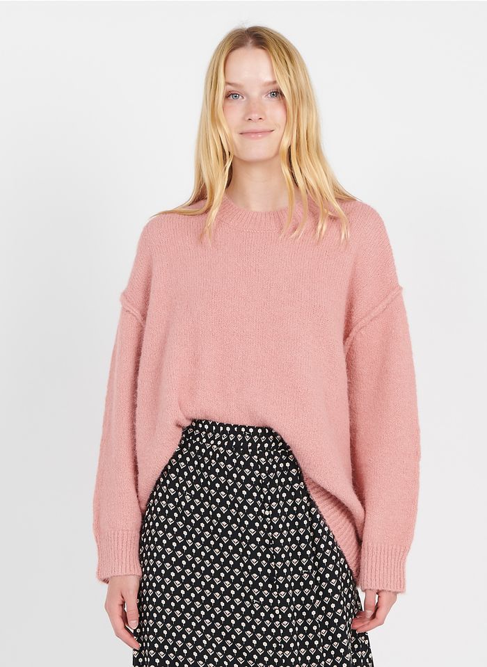 GRACE ET MILA Pink Chunky-knit sweater
