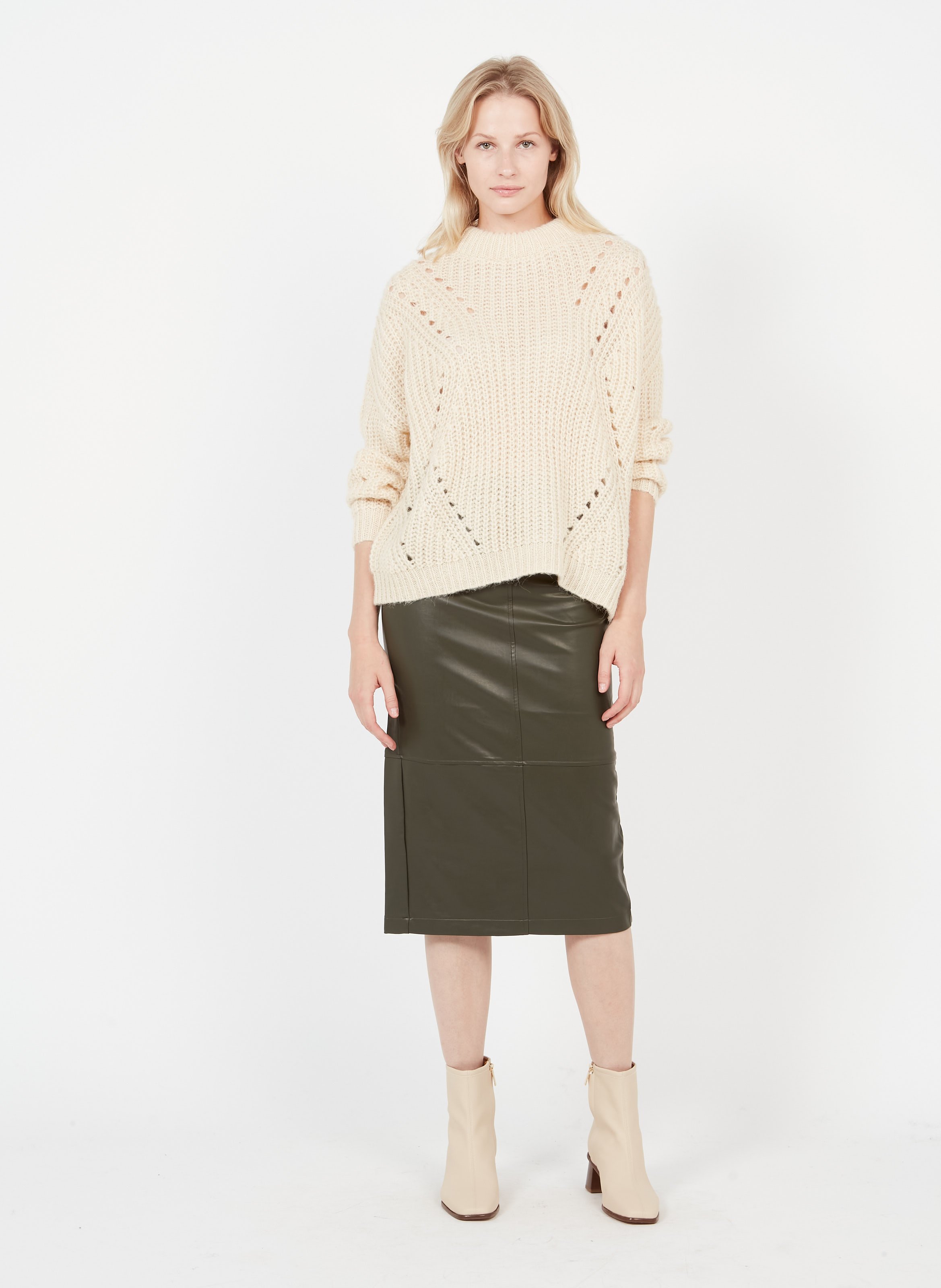 khaki skirt womens on sale