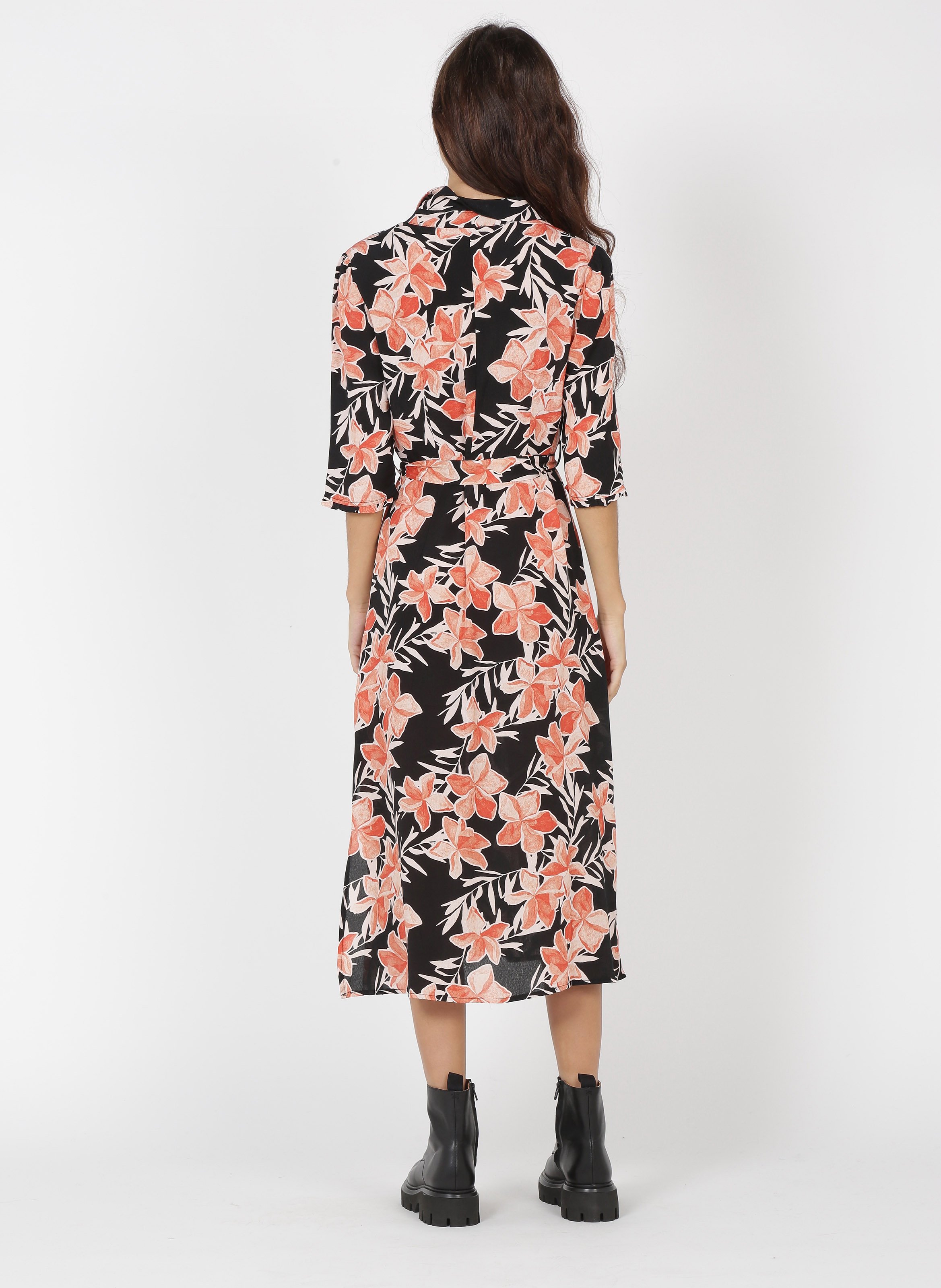 classic floral dress