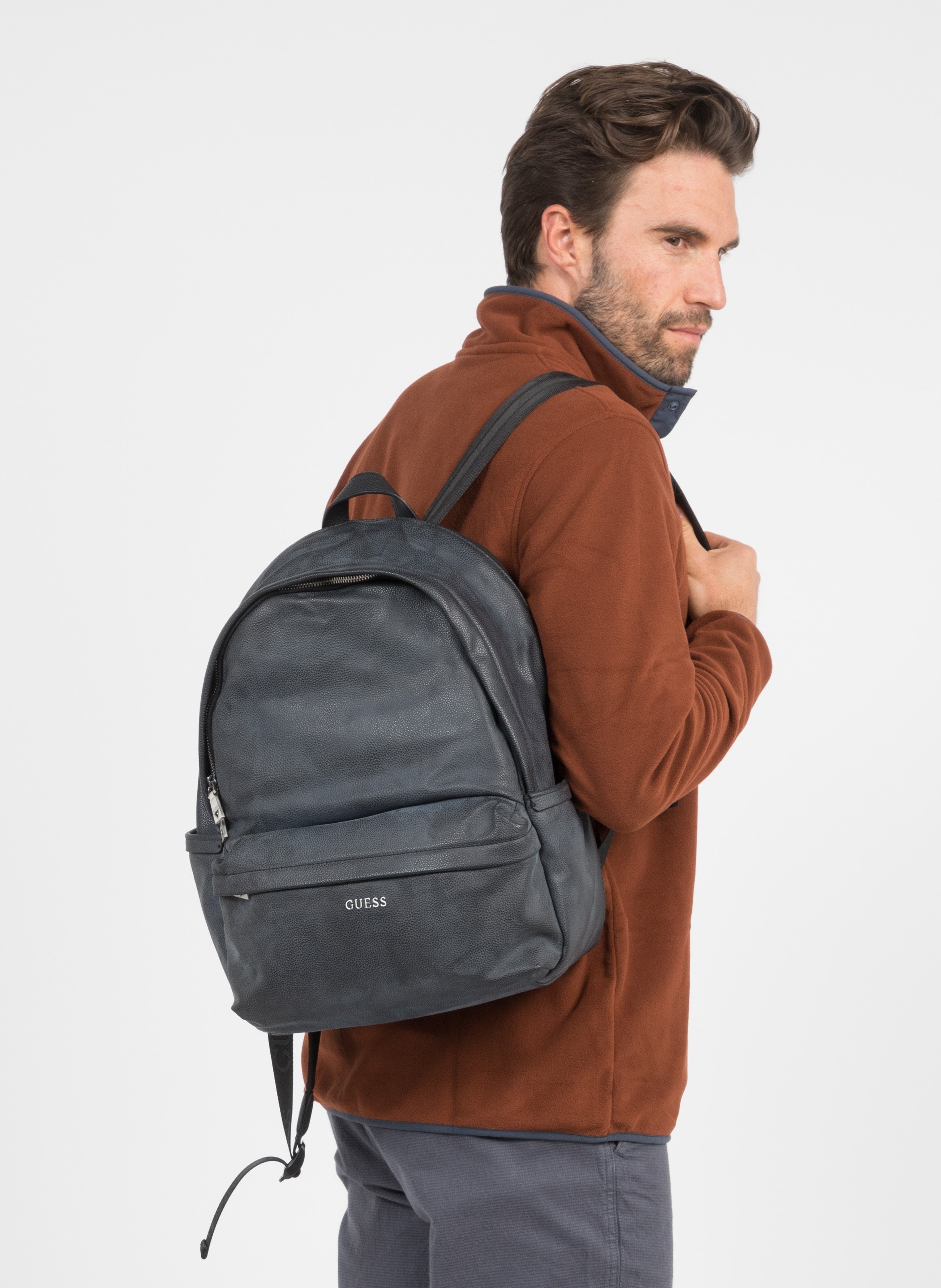 guess black backpack