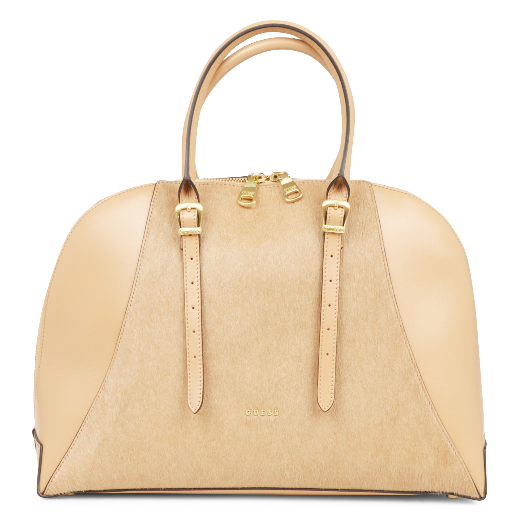 guess beige handbag