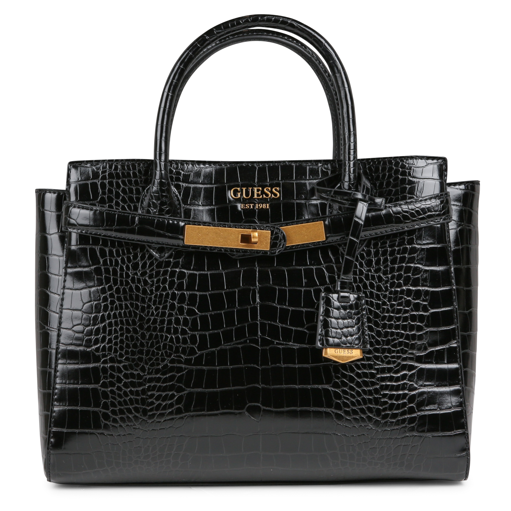 croco bag guess