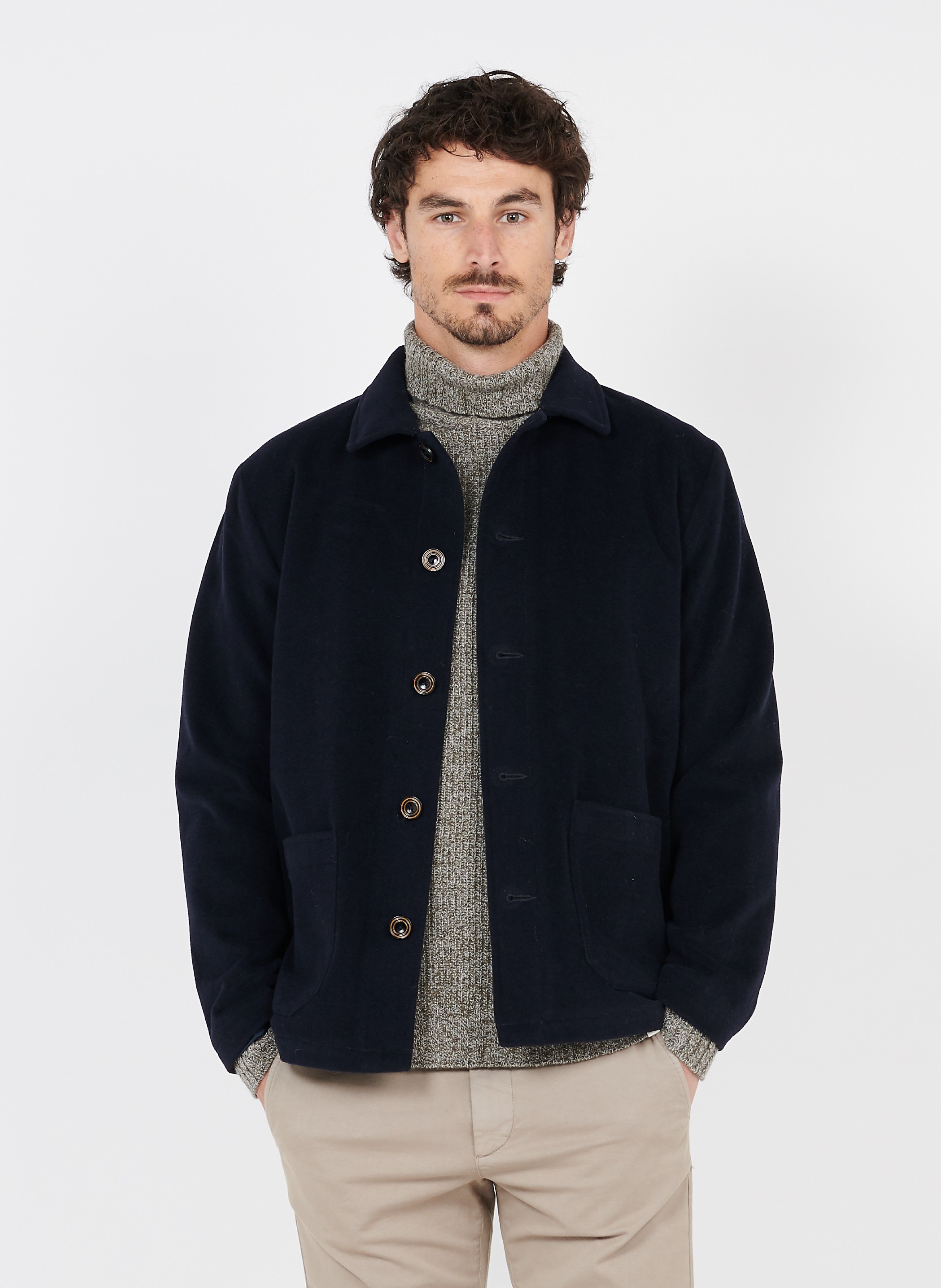 wool blend jacket mens