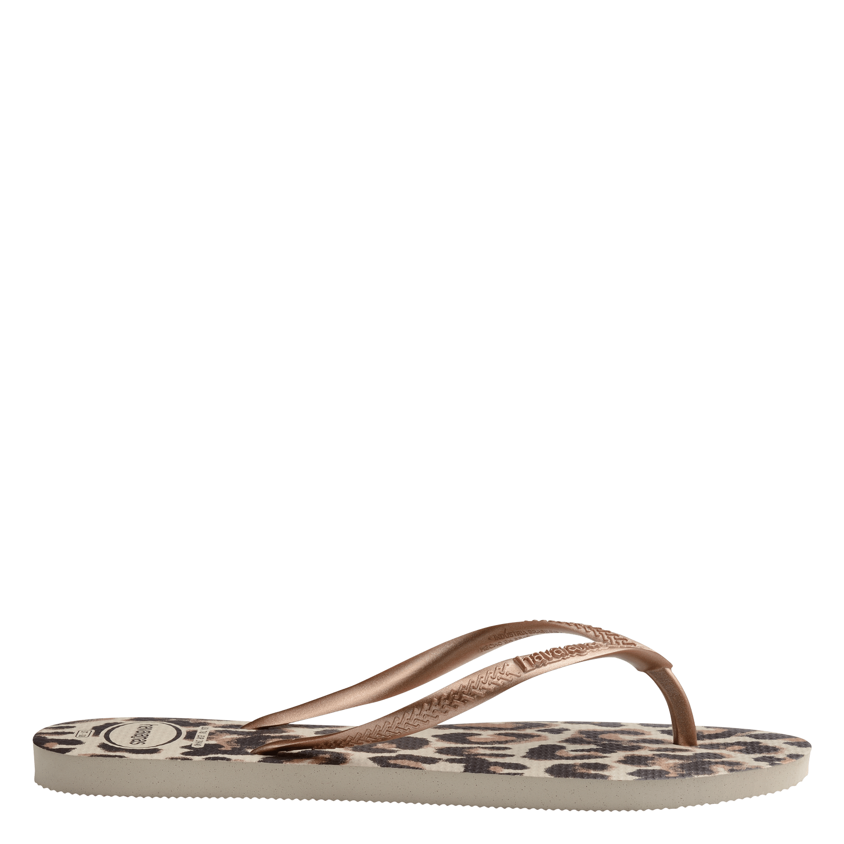 flip flops leopard print