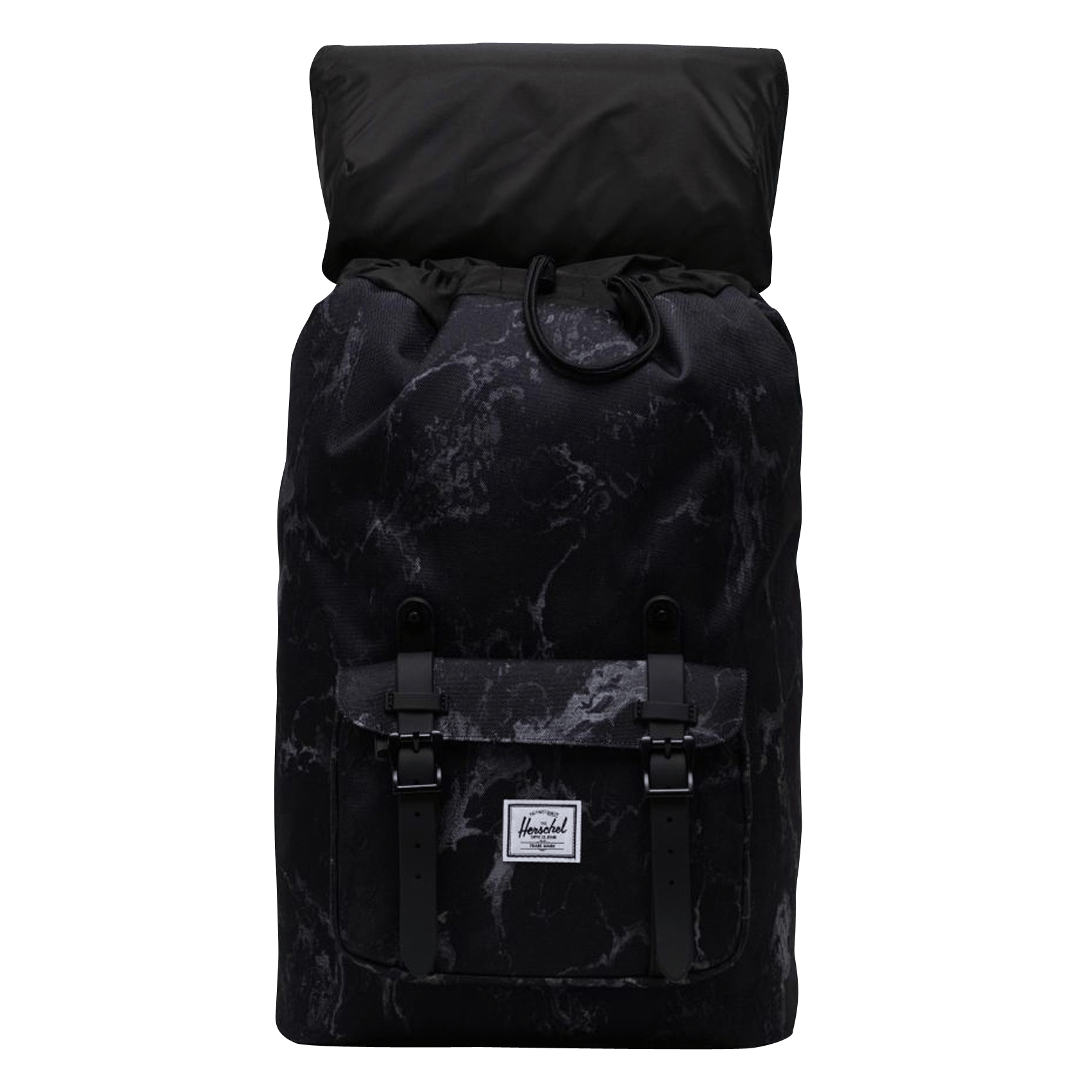 black canvas rucksack