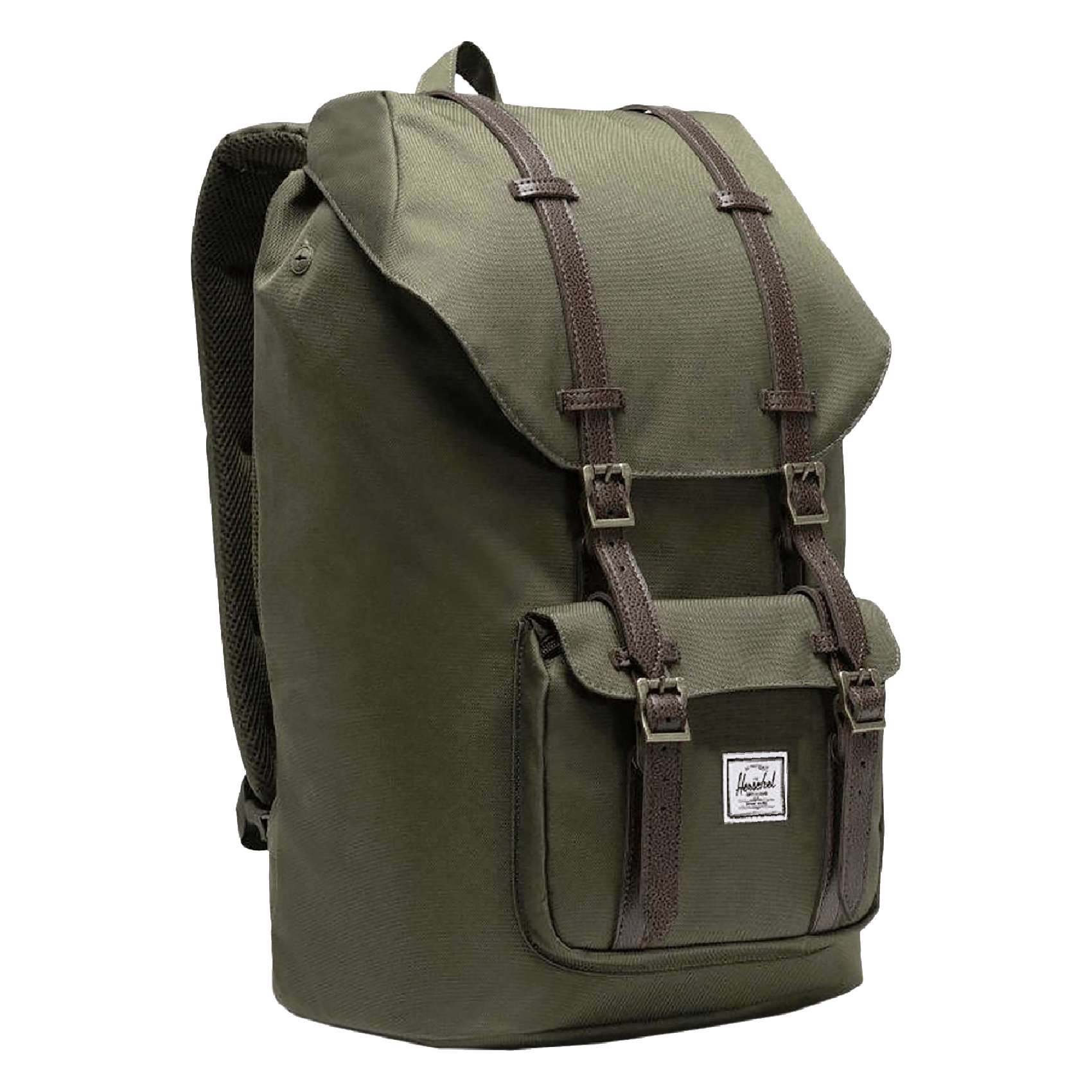 herschel army green backpack