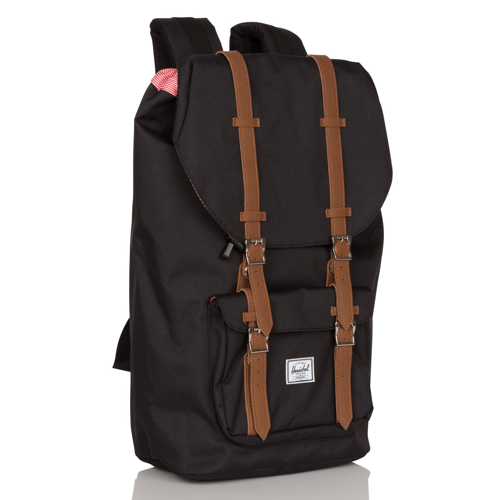 Canvas Flapover Backpack Raven Crosshatch/black Herschel Women Place des Tendances